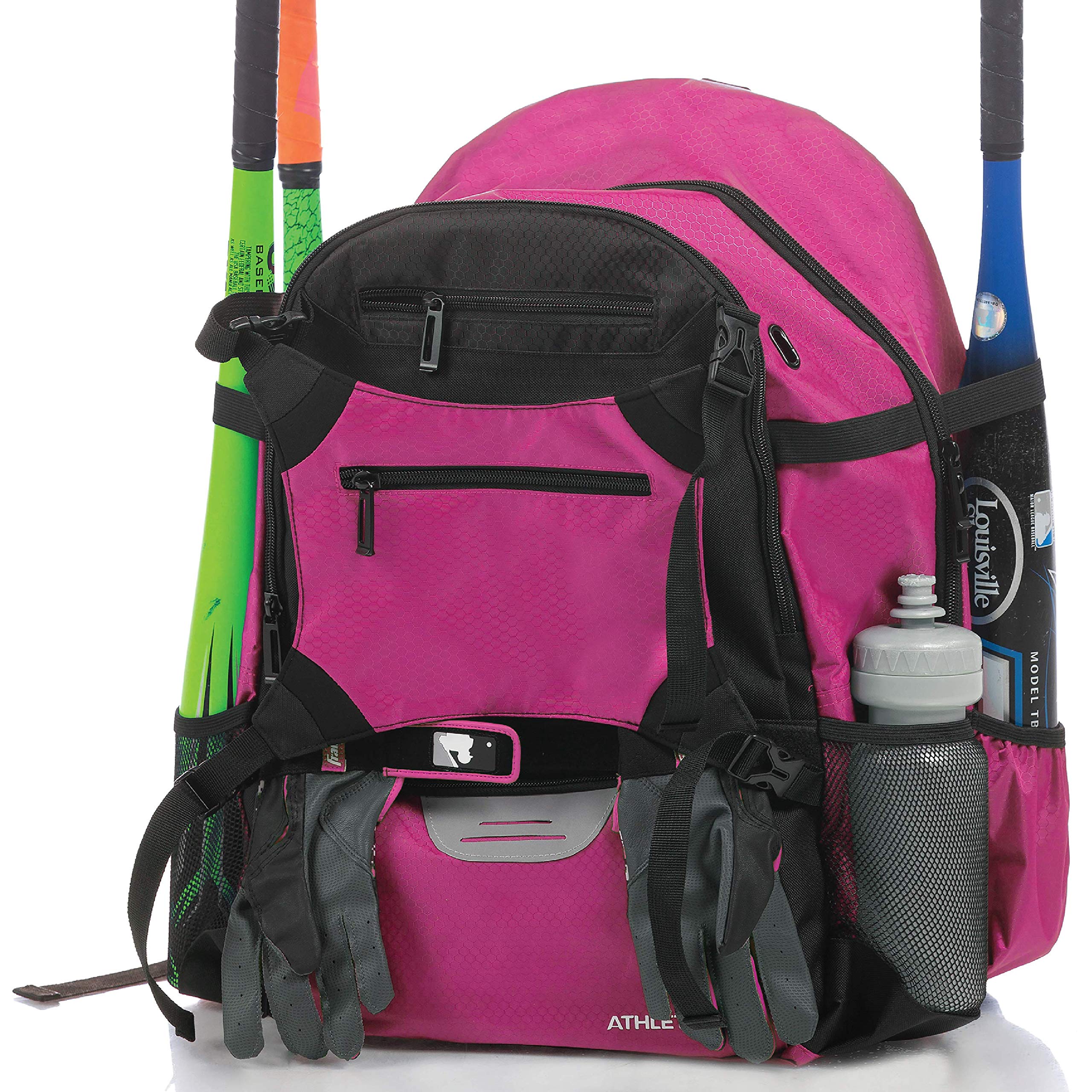 Athletico Advantage Baseball Backpack with External Helmet Holder - Durable Baseball & Softball Equipment Bag for Youth & Adults | Holds Bat, Helmet, Glove & Cleats | Perfect for Games, Practice & Travel