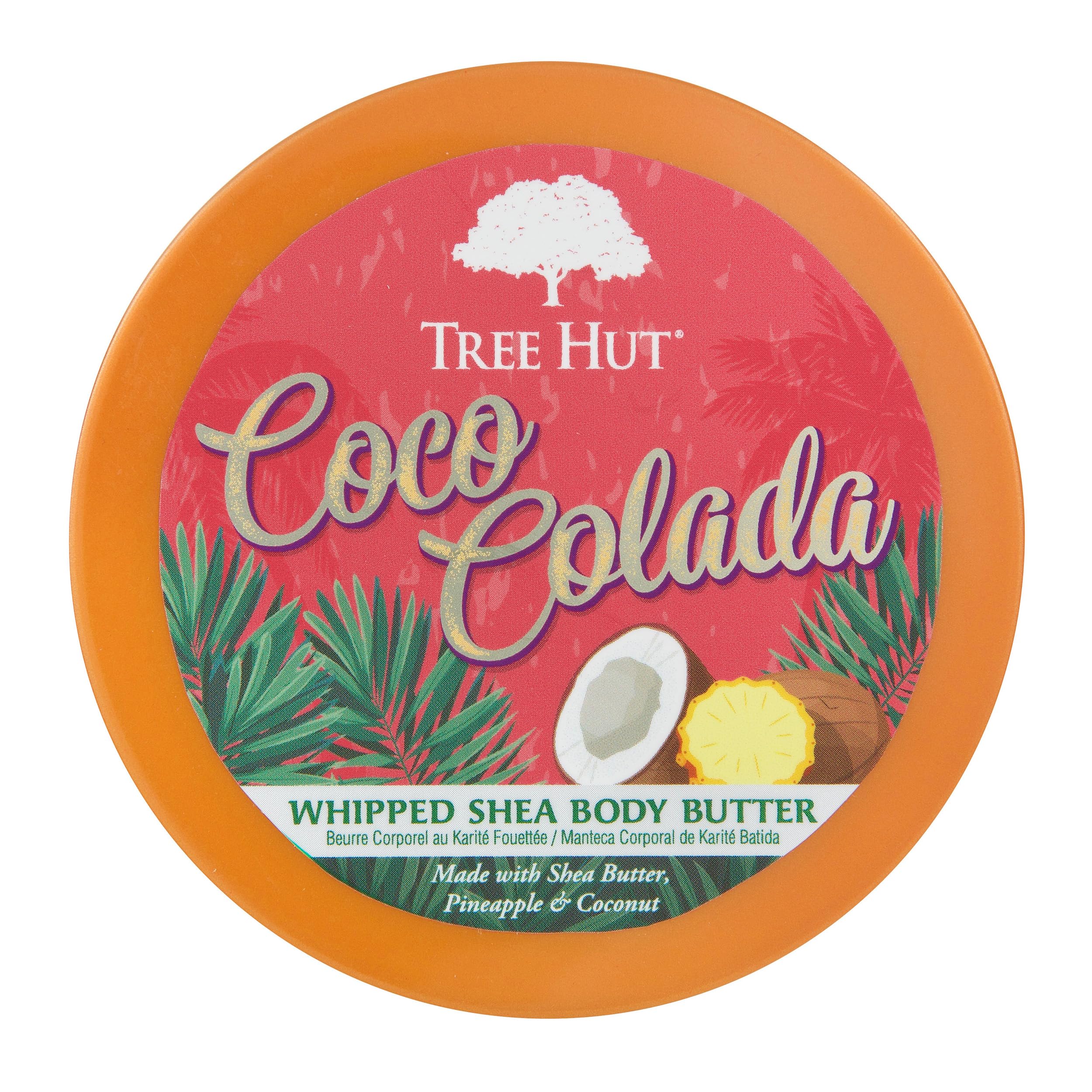 Tree Hut Coco Colada Whipped Shea Body Butter - 8.4oz Moisturizing Cream with Natural Shea Butter & Coconut Oil for Dry Skin - Hydrating Body Lotion for Women & Men - Perfect for Daily Use, After Shower & Spa Treatments