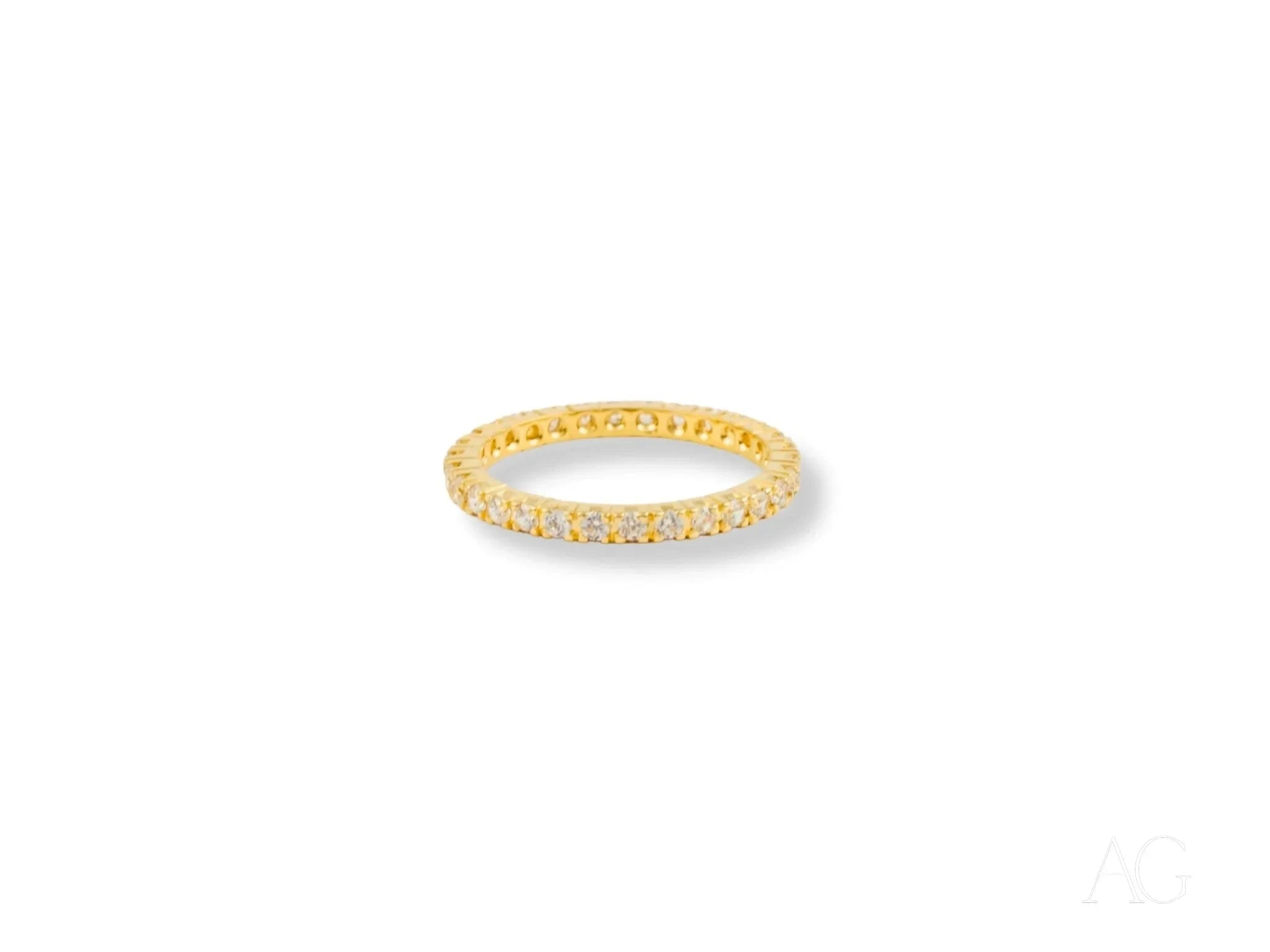 Elegant 18K Gold Sparkling Ring for Women - Perfect Gift for Anniversary, Engagement & Special Occasions | Luxury Jewelry for Everyday Wear & Evening Events