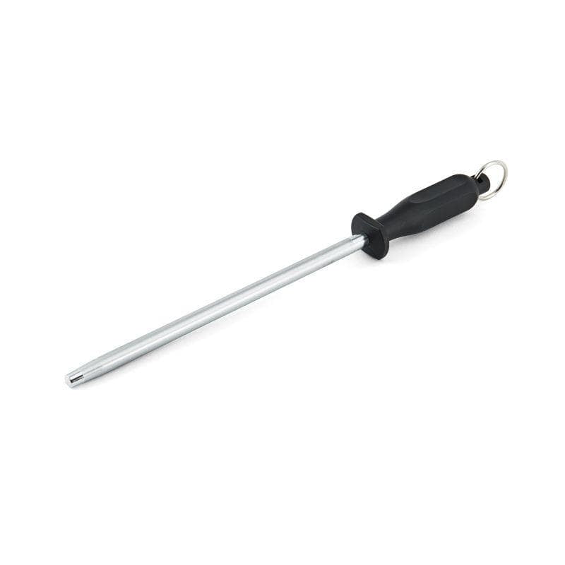 Taylor 10-Inch Diamond Sharpening Steel - Professional Knife Sharpener for Kitchen, Hunting & Outdoor Use - Durable Honing Rod for Chefs & Home Cooks
