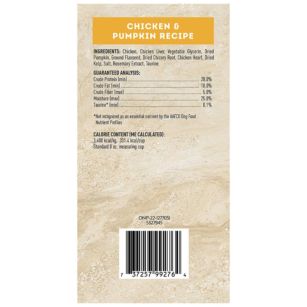 Only Natural Pet MaxMeat Holistic Air Dried Dry Dog Food - Grain Free, High Protein, Limited Ingredient with Real Chicken, Pumpkin & Parsley - 5.5 lb Bag for Small to Medium Dogs - Perfect for Sensitive Stomachs & Active Pets