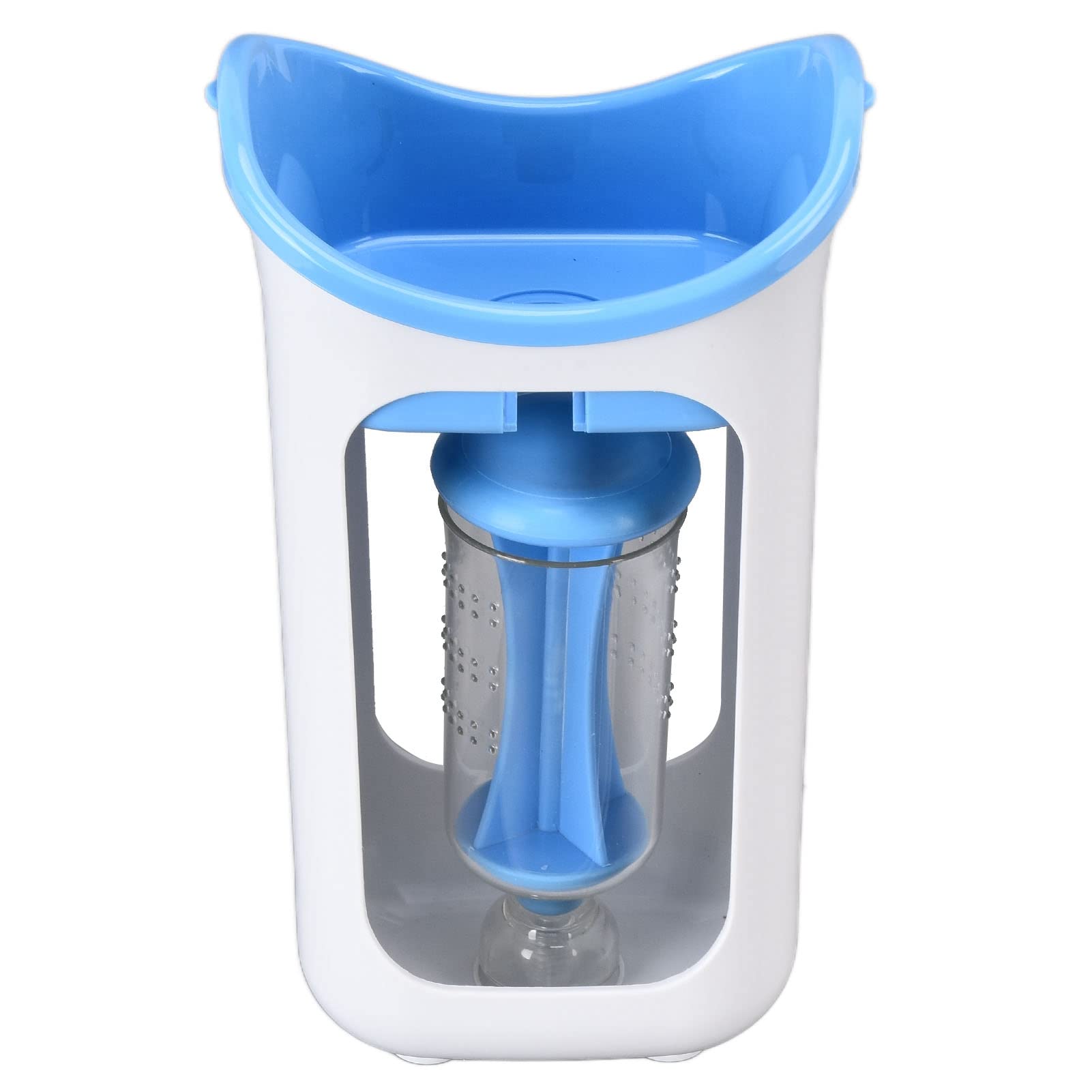 Shanrya Baby Food Processor - Portable Puree Squeezer with Anti-Slip Base | Freezer Safe Baby Food Maker for Home, Kitchen & Restaurant Use | Perfect for Travel, Camping & On-the-Go Feeding (Blue)