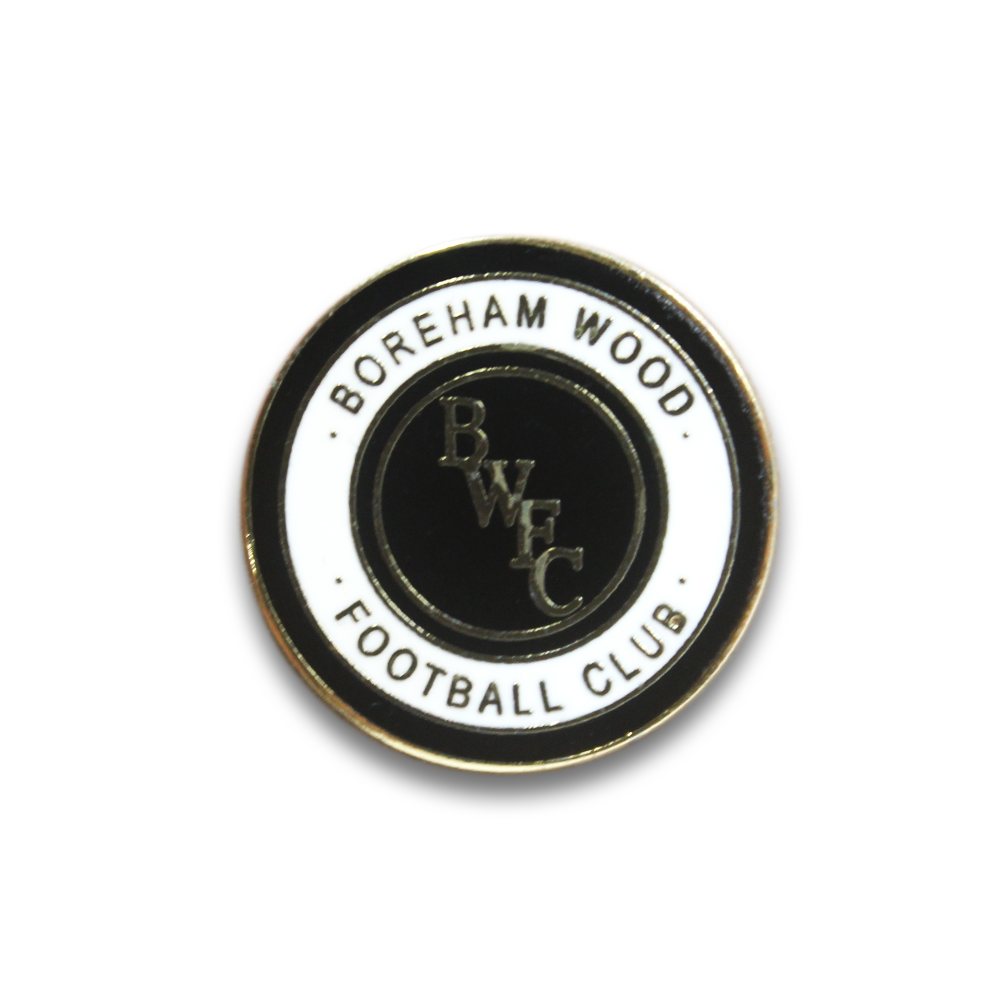 Boreham Wood FC Pin Badge - Official Collectible Enamel Lapel Pin for Football Fans - Perfect for Jerseys, Hats & Backpacks