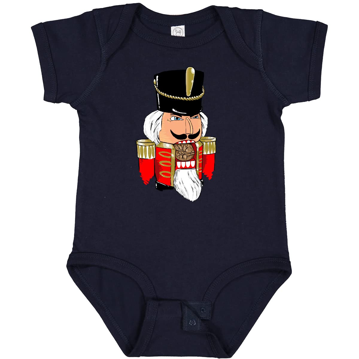 Inktastic Red Christmas Nutcracker Baby Bodysuit - Festive Holiday Outfit for Infants, Newborns & Toddlers - Perfect for Christmas Photos, Parties & Family Gatherings