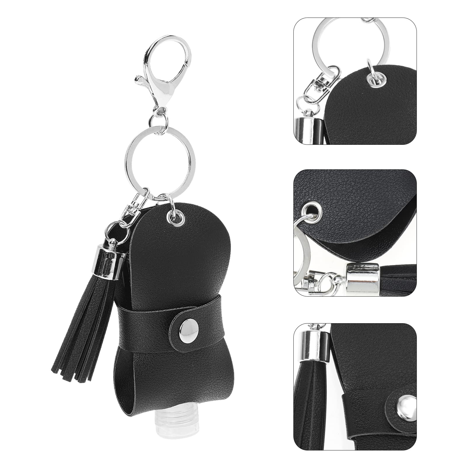 LALAFINA Travel Perfume Bottle Keychain - Portable Mini Refillable Perfume Atomizer Keyring for Women, Essential Oil & Cosmetics - Perfect for Purse, Gym Bag, Travel & Everyday Carry
