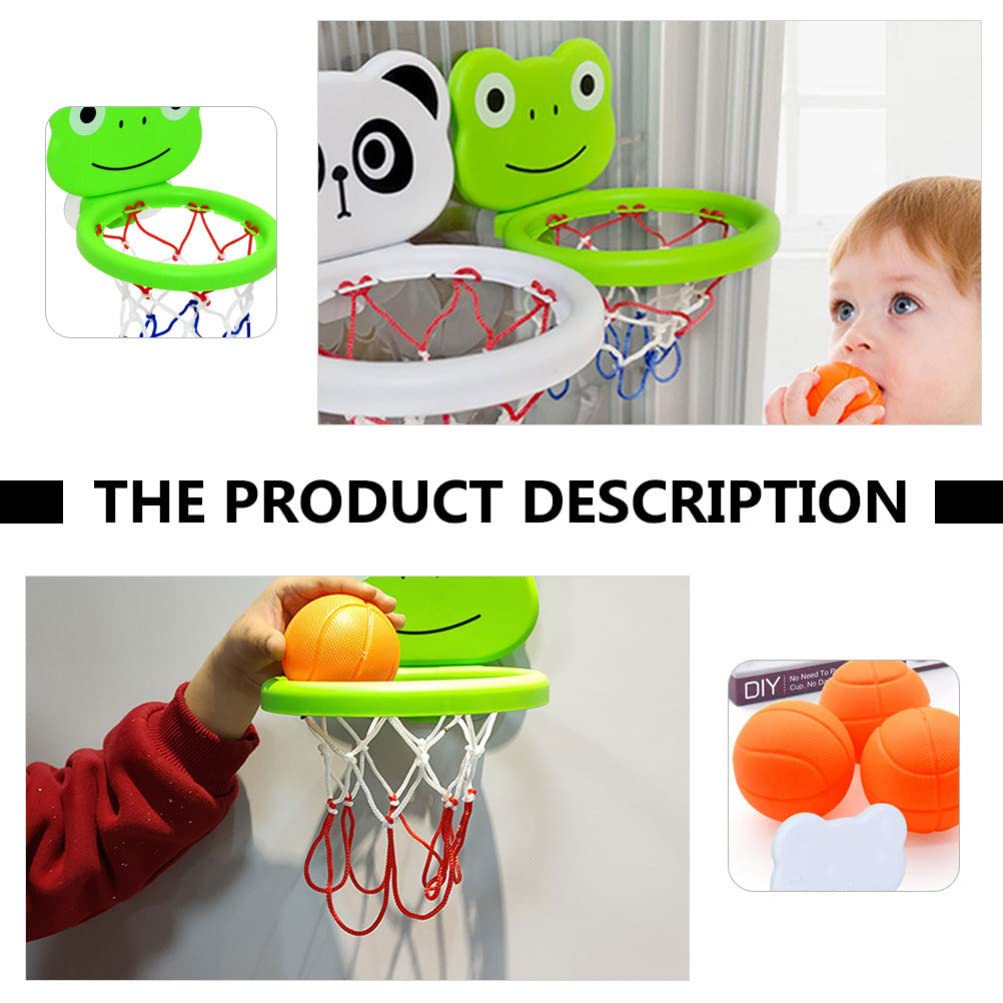 Cabilock Suction Cup Basketball Hoop Set - Kids Indoor Basketball Toy with Punch-Free Stand for Toddlers & Children - Perfect for Playrooms, Bedrooms, and Exercise Fun