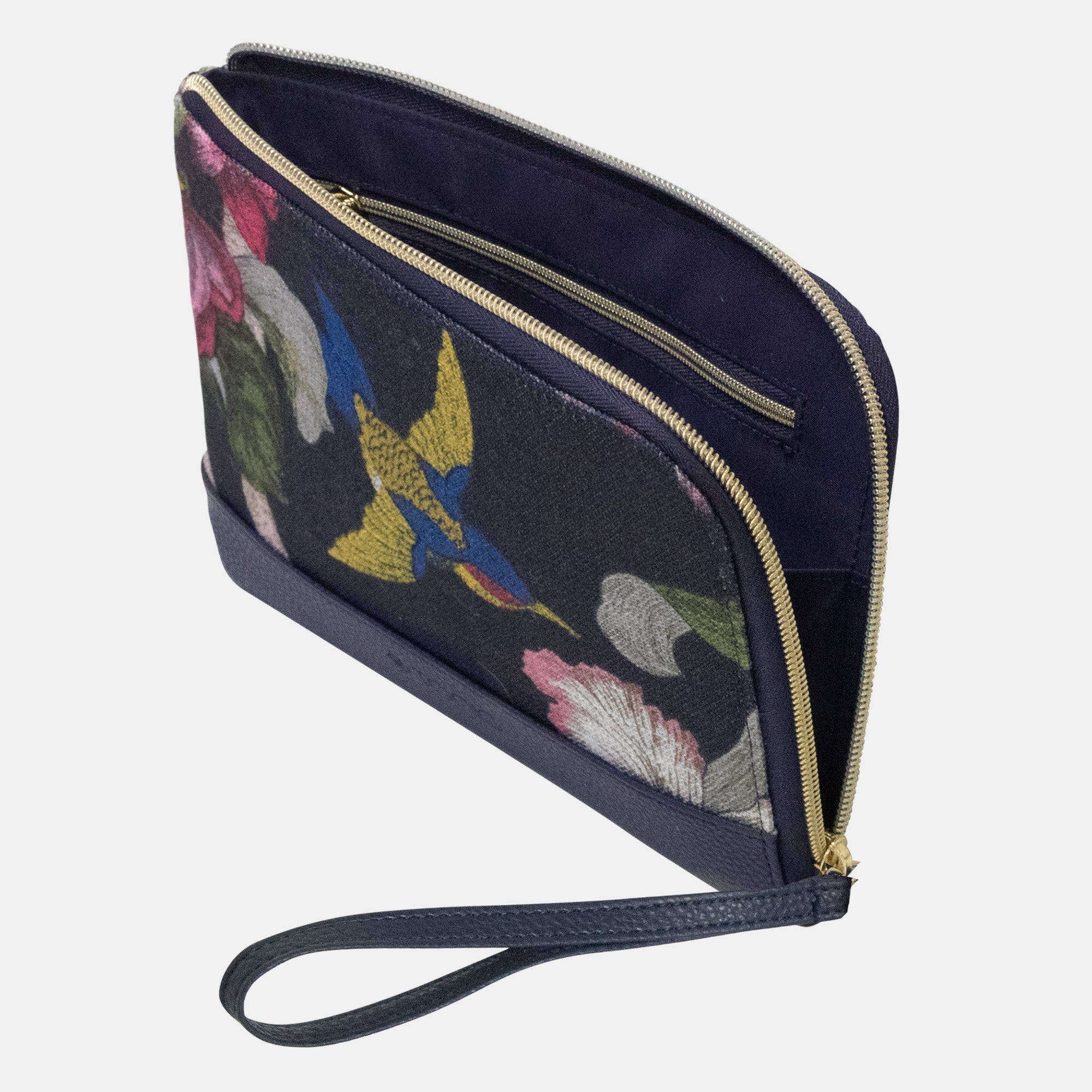 Pouch Duet Birdsong Indigo - Stylish & Durable Crossbody Bag for Women | Perfect for Travel, Shopping & Everyday Use