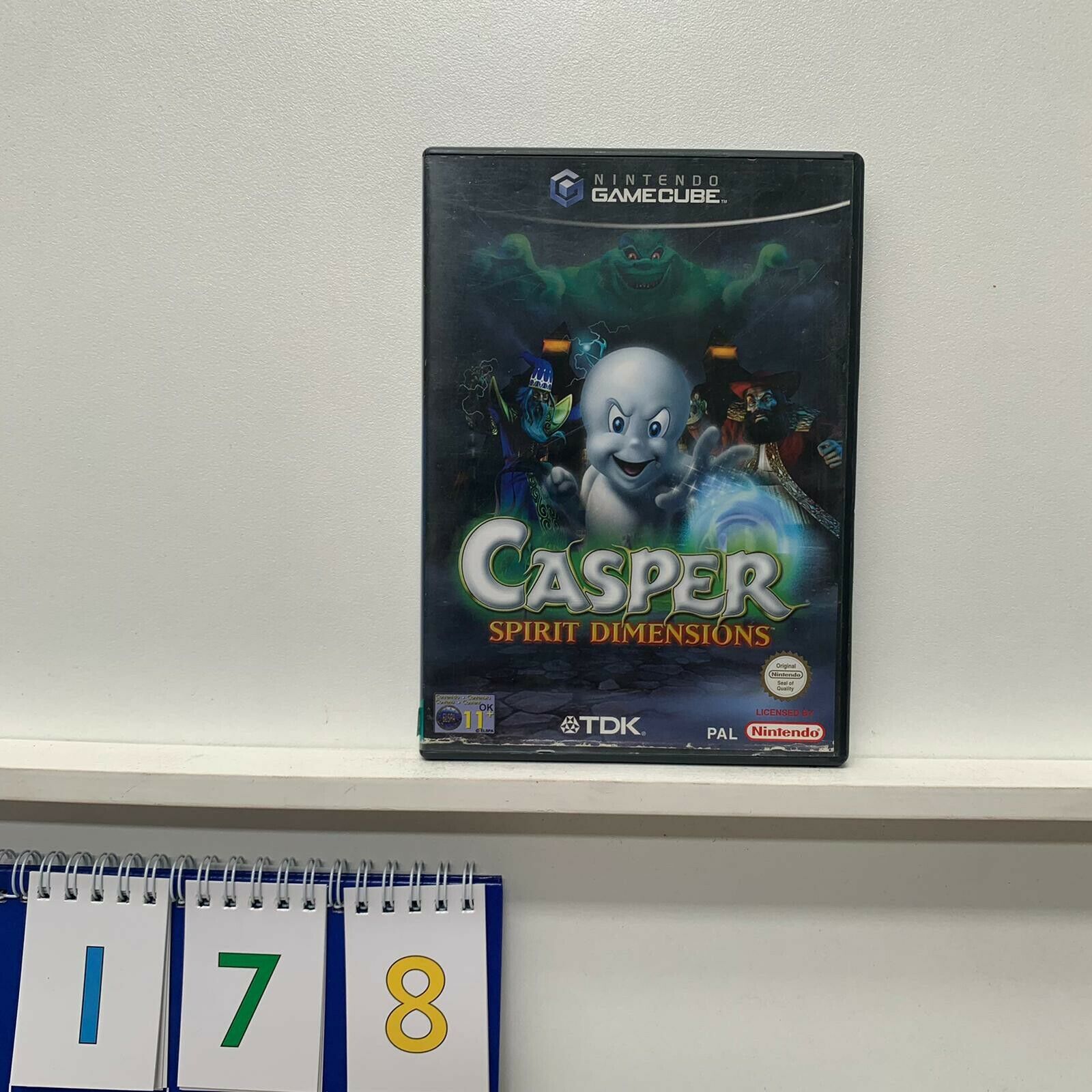 Original Casper Spirit Dimensions Nintendo GameCube Video Game with Manual - PAL Version - Perfect for Retro Gaming & Collectors