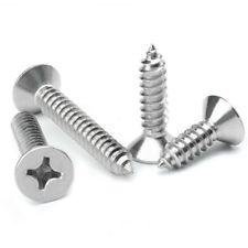 400 Pcs #8 Flat Head Phillips Wood Screws - Zinc Coated, BCP10 - Perfect for DIY Projects, Furniture Assembly & Woodworking