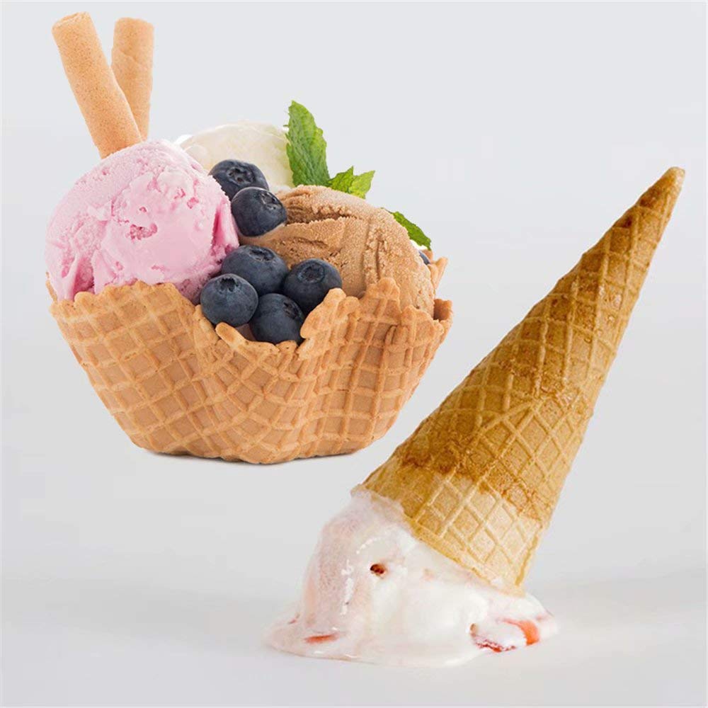3 in 1 Cone Ice Cream Waffle Cone Roller DIY Tool - Multifunctional Pastry Roller for Handmade Baking, Kitchen Essentials - Perfect for Making Homemade Ice Cream Cones, Desserts & Pastries