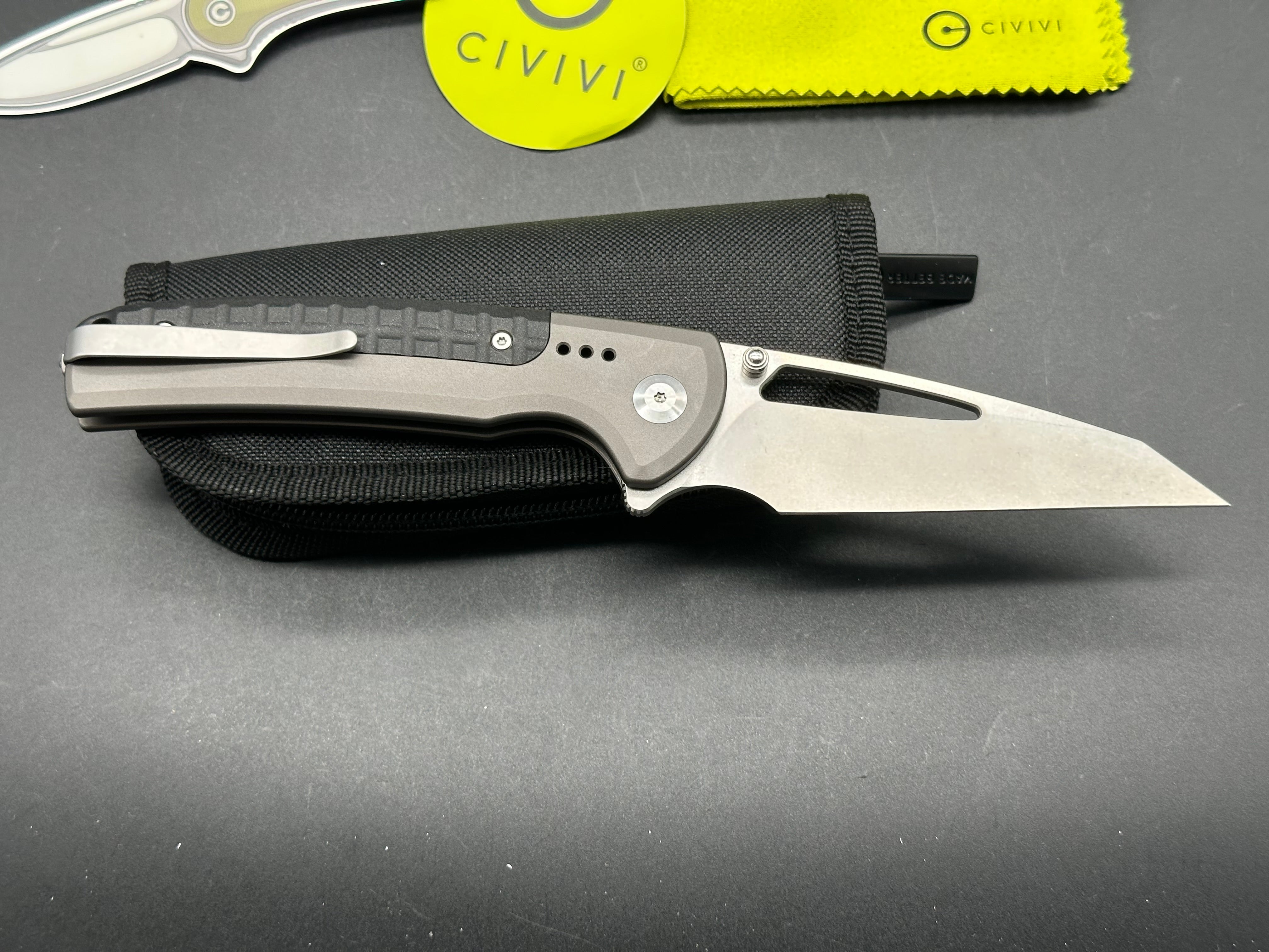 Civivi Sentinel Strike Folding Pocket Knife - EDC Tactical Knife with D2 Steel Blade & G10 Handle for Outdoor, Camping, Hiking & Survival Gear