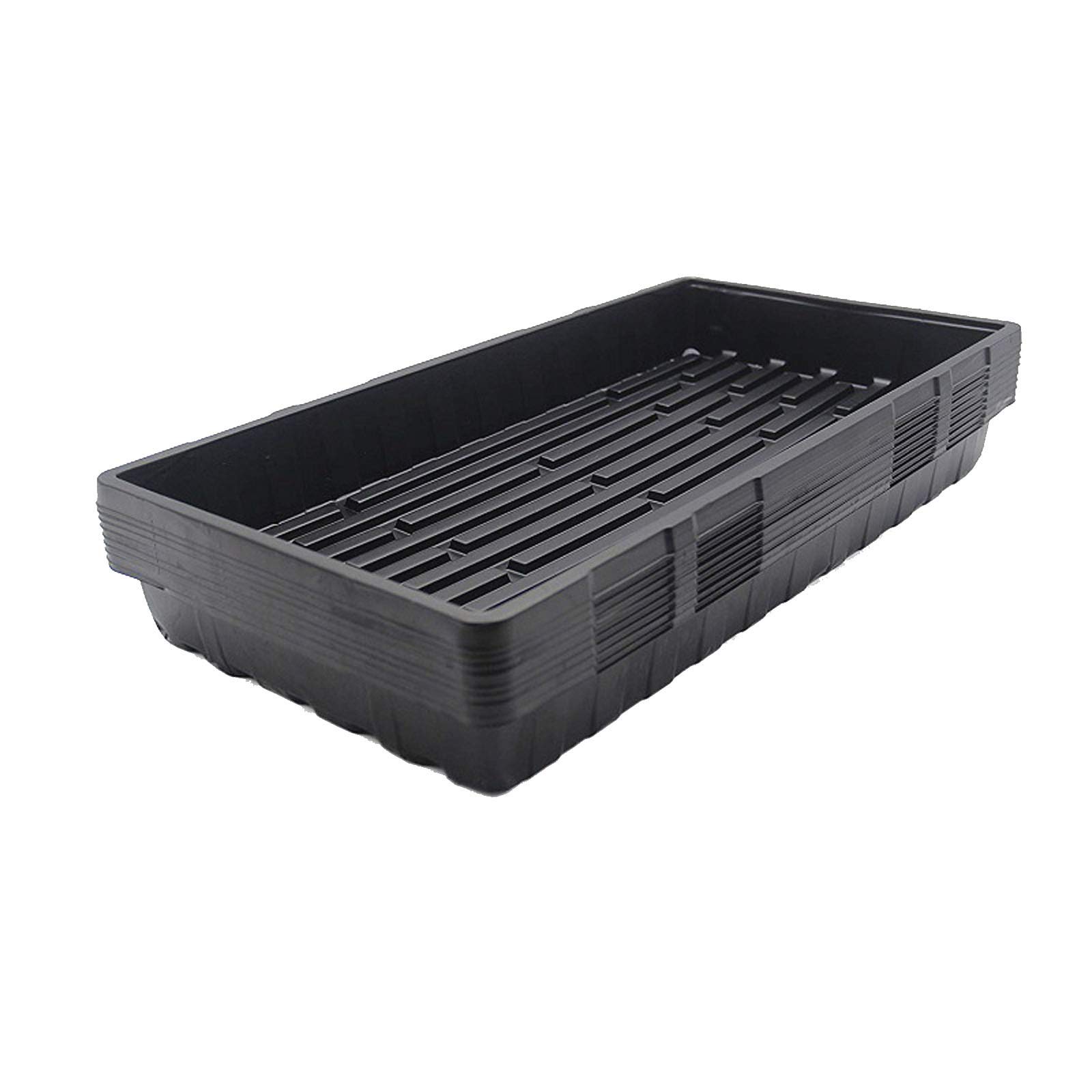 Durable Plastic Nursery Pots & Seed Starter Trays Kit - Flower Planting, Seedlings, Plants Growing Containers for Indoor & Outdoor Gardening