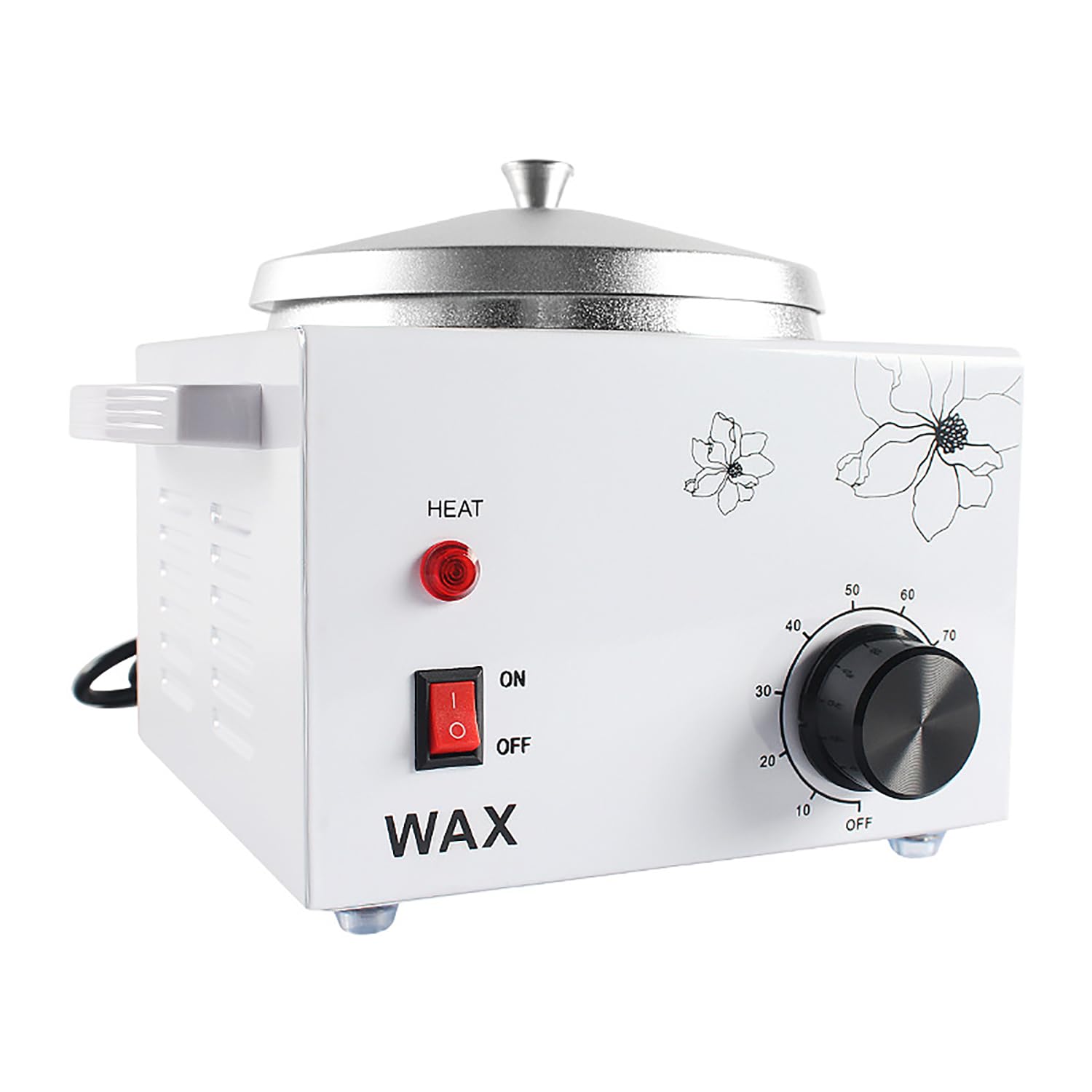 Professional Hair Removal Wax Heater Kit - Dual Switch Wax Warmer with Aluminum Inner Pot & Carry Handle - At-Home & Salon Waxing for Legs, Face, Bikini & Body Hair Removal - Perfect for DIY Spa & Beauty Treatments