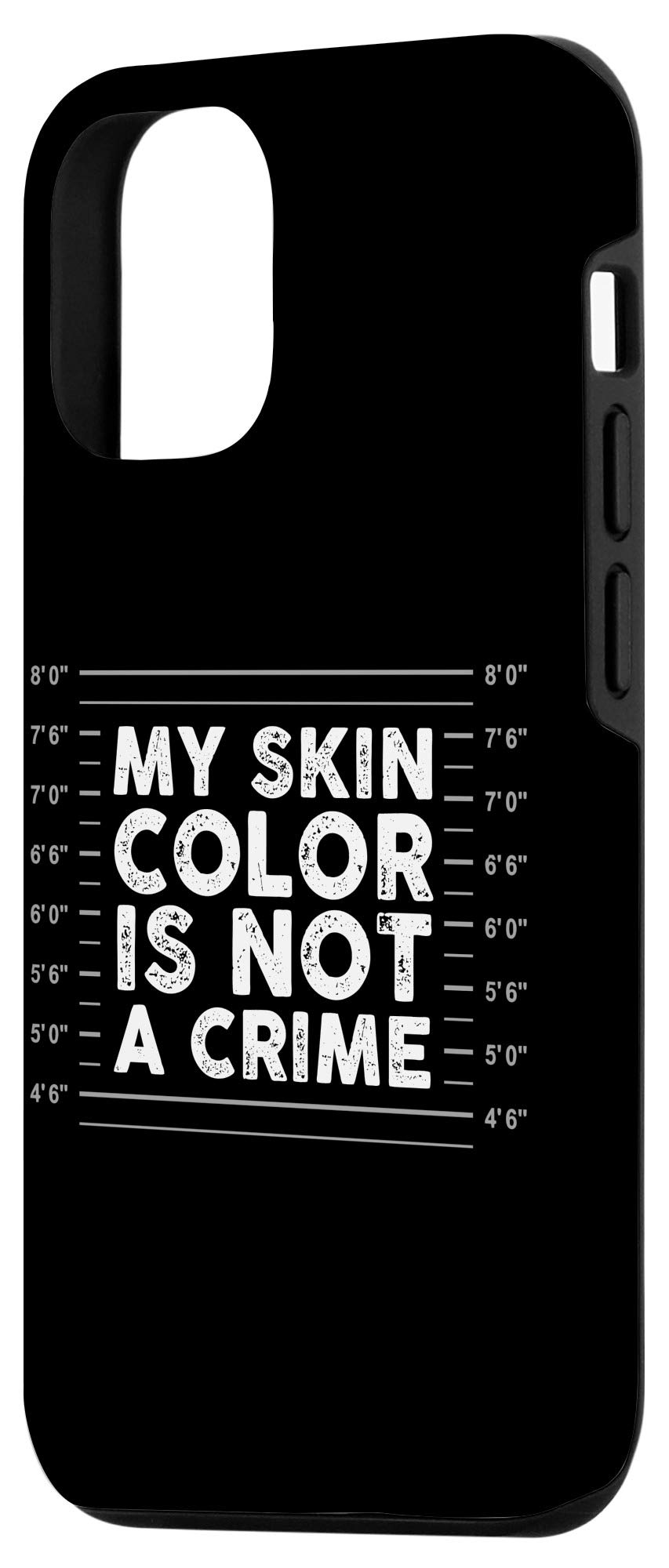 iPhone 12/12 Pro Anti-Racism Police Metrics Case - Premium Protective Phone Cover for iPhone 12/12 Pro - Show Support Against Racial Injustice - Perfect for Daily Use, Protests, and Social Awareness Events