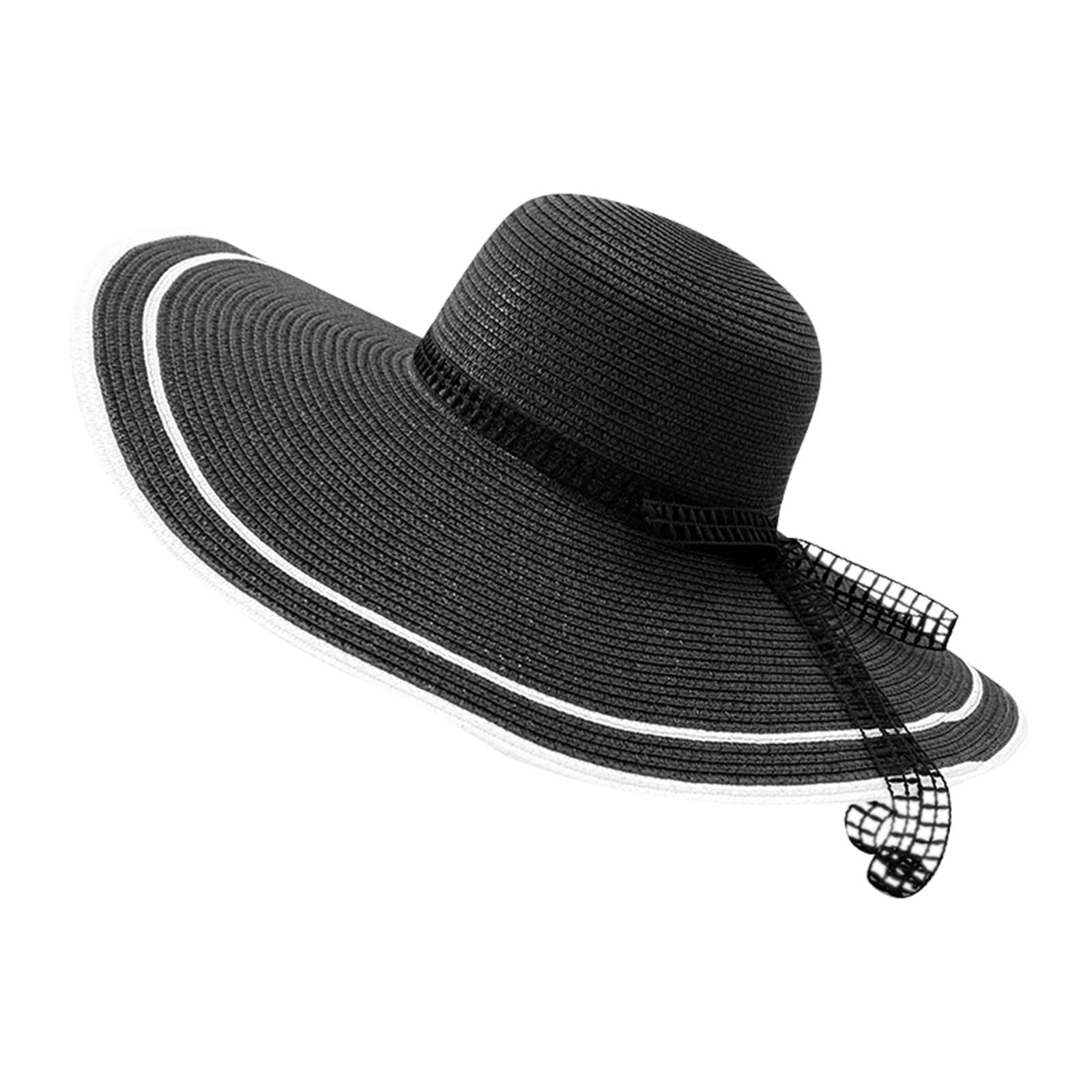 Stylish Straw Sun Hat for Men & Women - Breathable Woven Beach Hat for Boating, Spring & Summer Vacations | Perfect for Beach Outings, Pool Parties & Outdoor Adventures