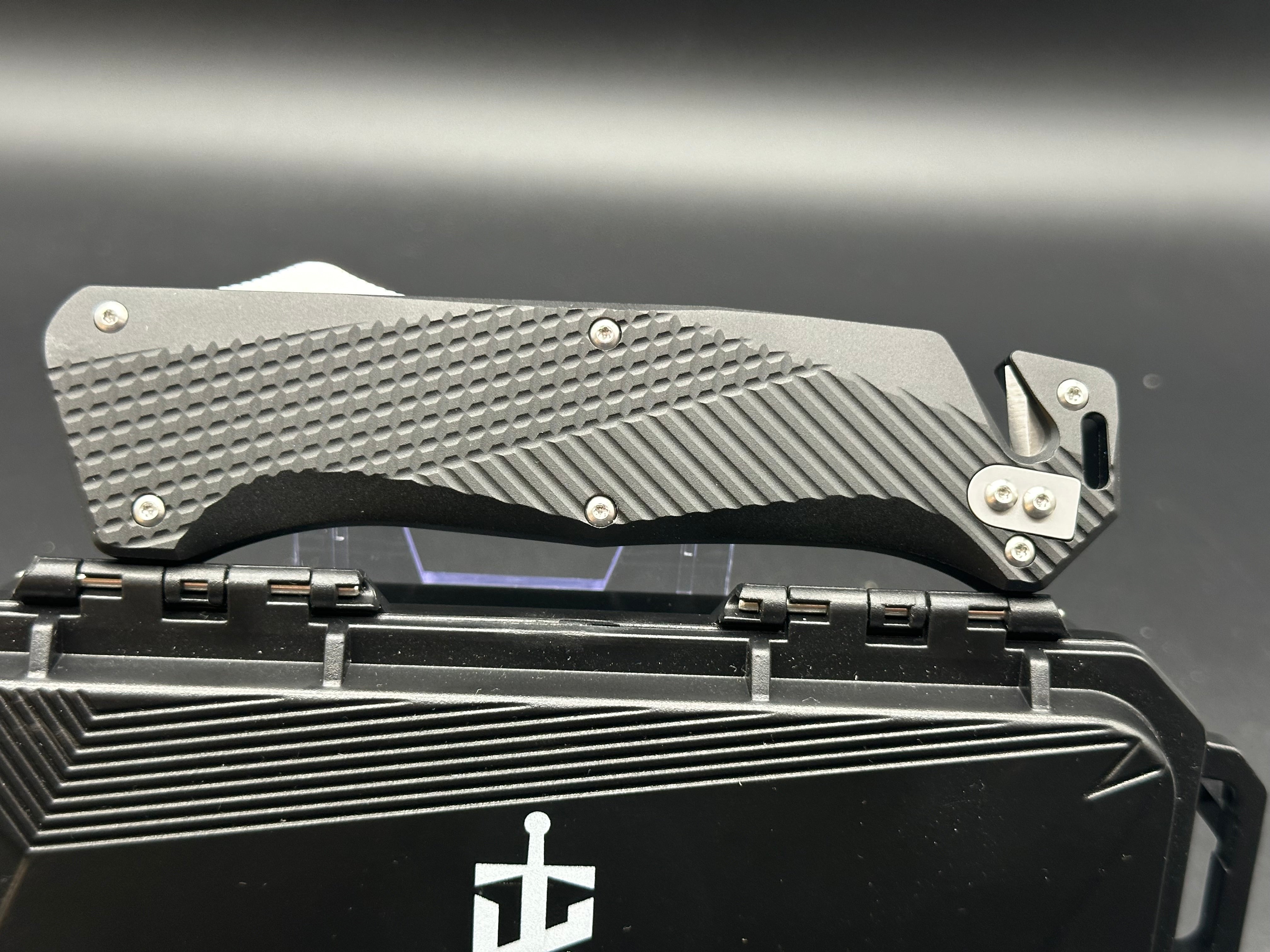 Takcom Grunt OTF Knife with Premium M390 Steel Blade - Tactical EDC, Outdoor Survival, Camping & Everyday Carry Pocket Knife