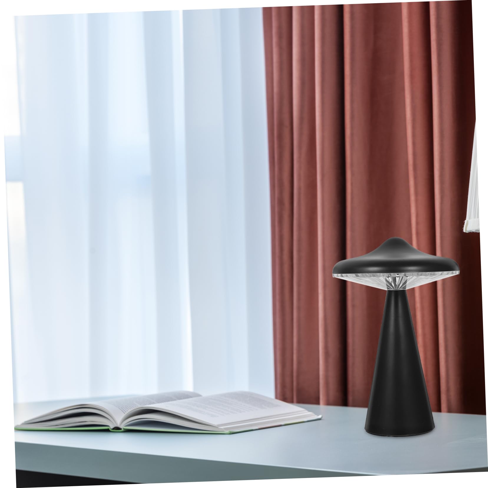 Artibetter 1PC UFO Night Light - Rechargeable LED Desk Lamp with Ambient Lighting for Bedroom, Kids Room & Nursery | Creates Soothing Atmosphere for Sleep, Relaxation & Nighttime Reading