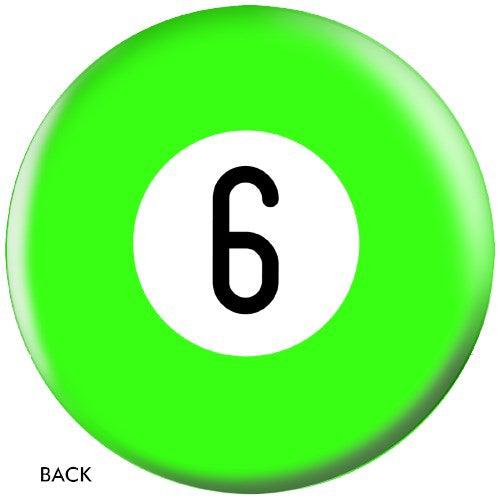 Premium OnTheBallBowling Billiards Bowling Ball Set - 6 Vibrant Green Balls for Professional & Recreational Play - Perfect for Bowling Alleys, Home Practice, and Game Rooms