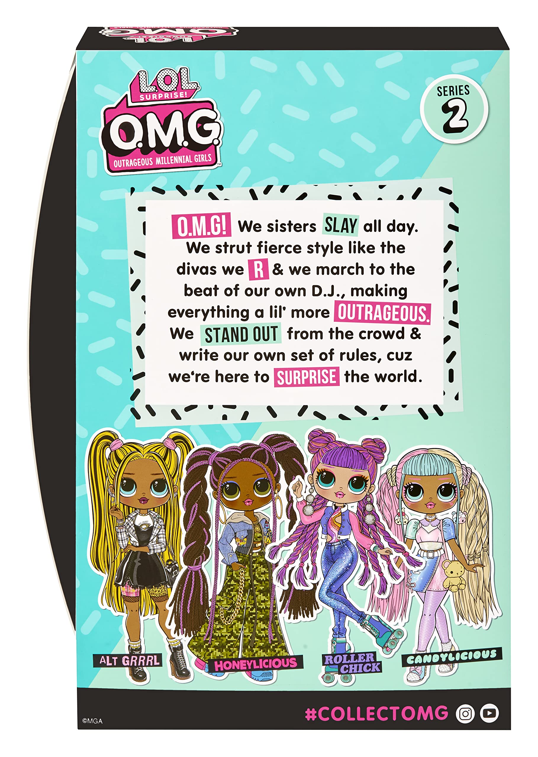 L.O.L. Surprise! OMG Candylicious Fashion Doll with 20+ Surprises – Best Gift for Girls Age 4-12 | Birthday, Christmas & Playtime Fun