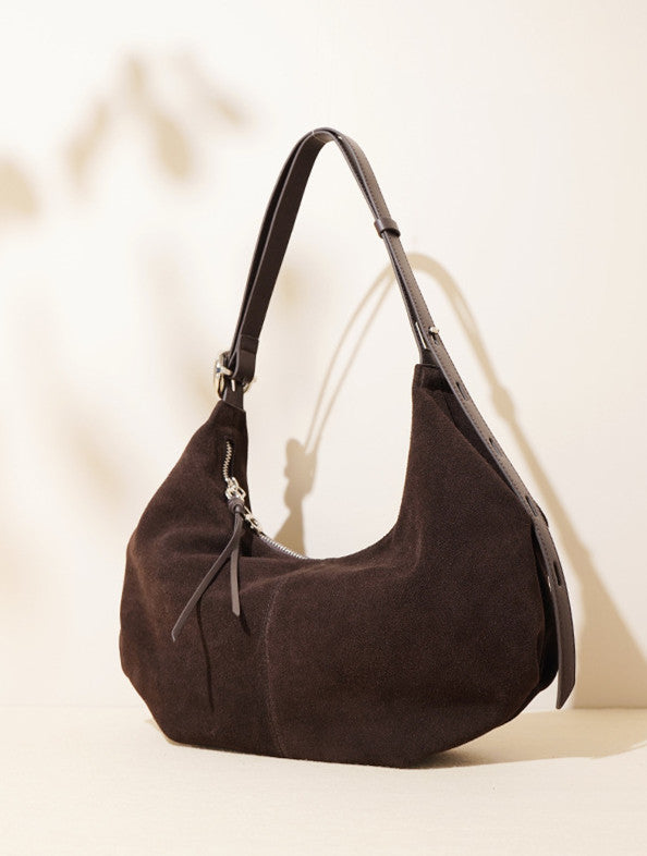 Stylish Half Moon Shoulder Bag for Women - Trendy Crossbody Purse with Adjustable Strap, Perfect for Daily Use, Work, Travel and Date Night