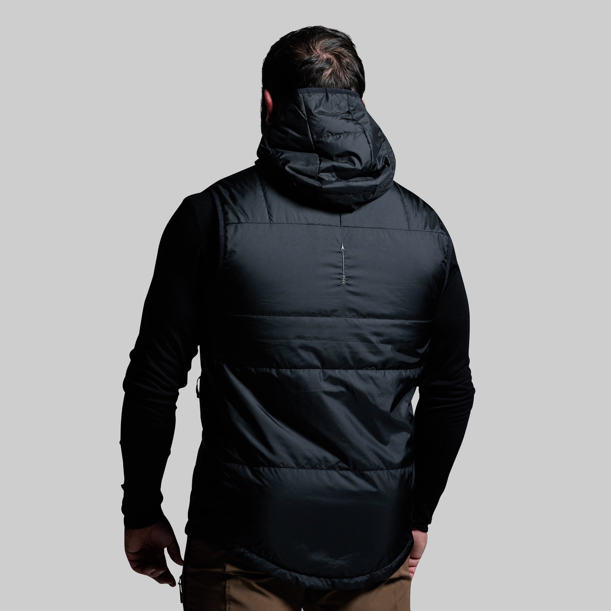 Men's Winter Tundra Vest - Lightweight Insulated Puffer Vest for Outdoor Activities (Black) - Perfect for Hiking, Camping & Cold Weather Layering