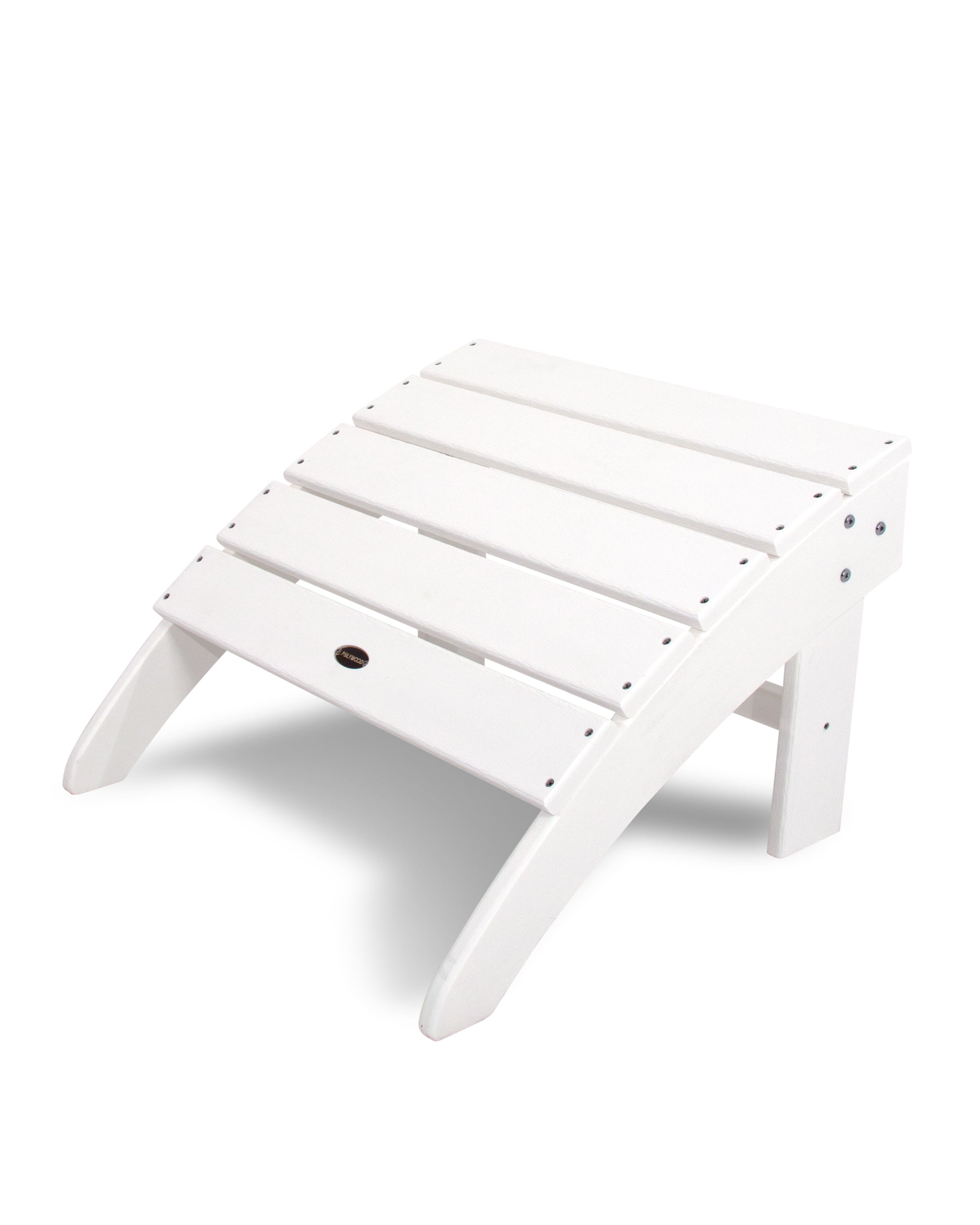 POLYWOOD South Beach Adirondack Ottoman - Outdoor Patio Furniture, Weather-Resistant Plastic Adirondack Chair Footrest - Perfect for Poolside, Garden, Deck & Backyard Relaxation