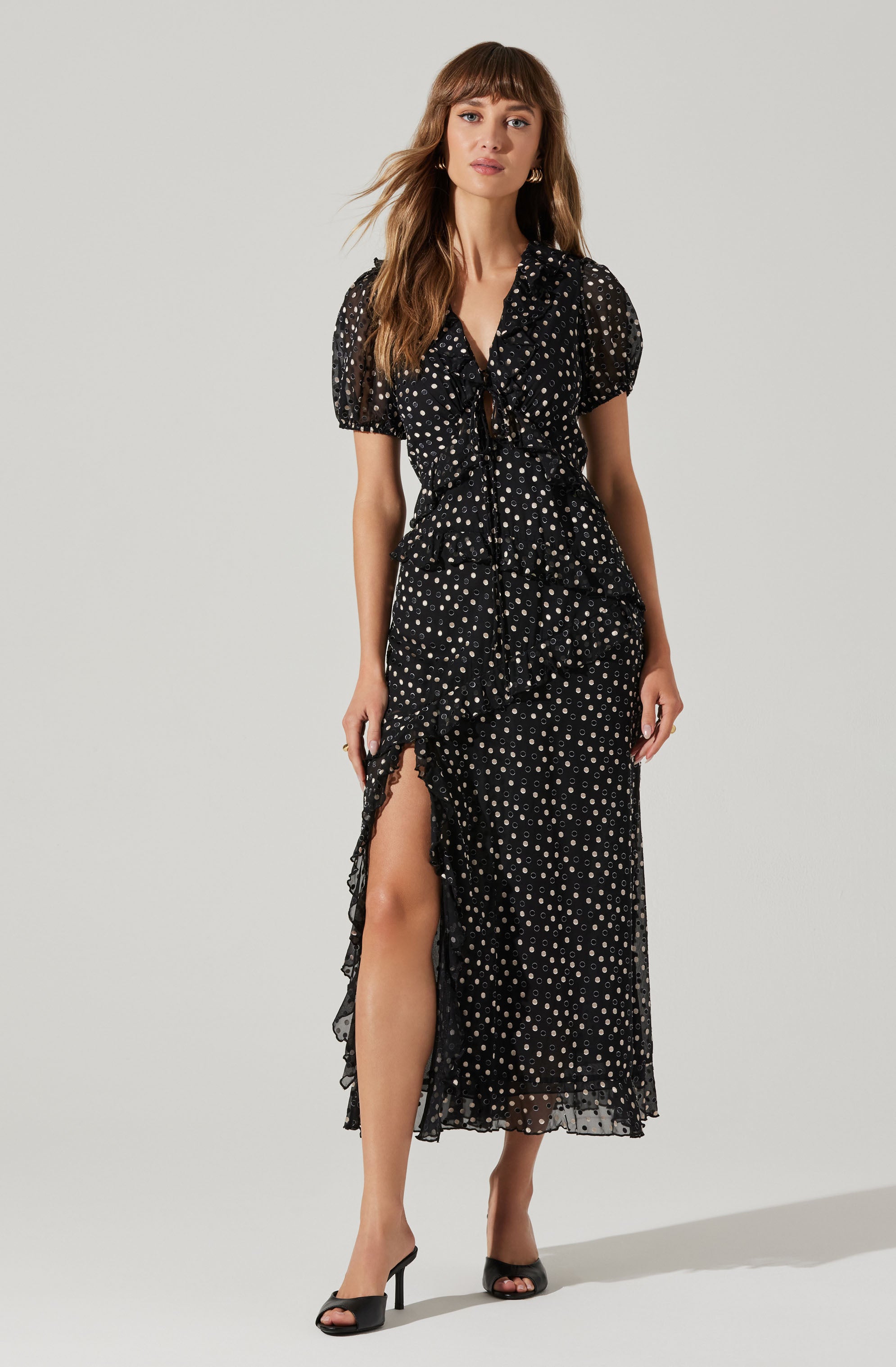 Black polkadot