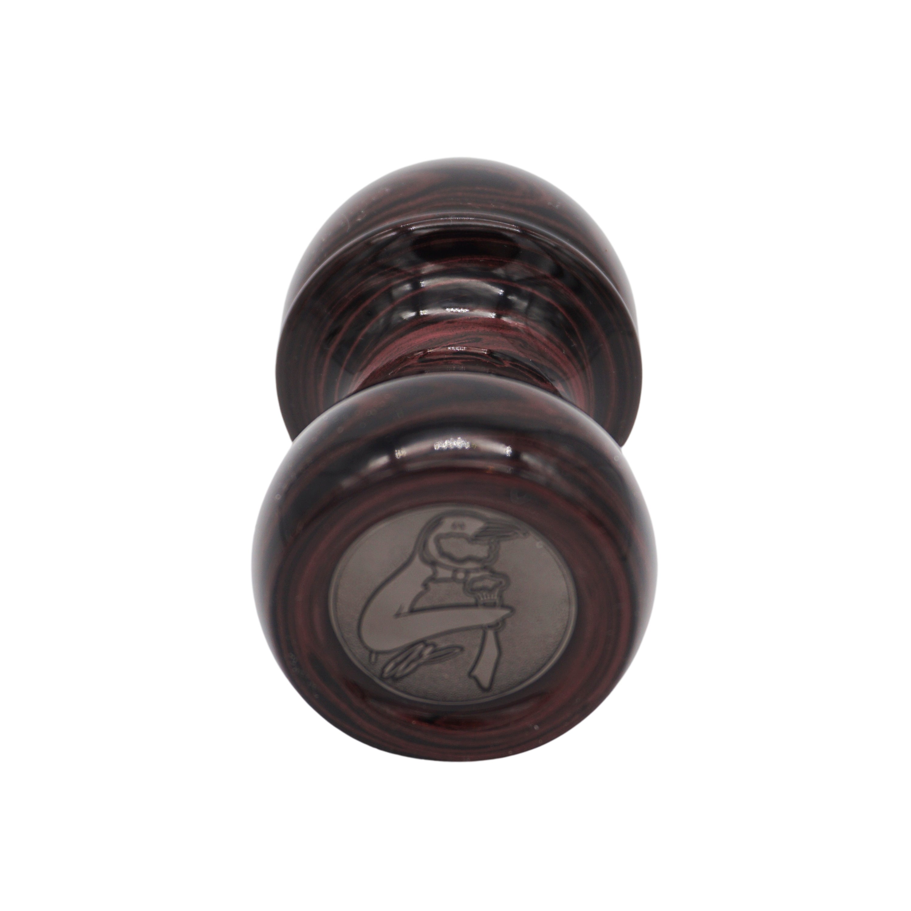 Premium Handmade Raspberry Ebonite Shaving Brush Handle - Fits 24mm & 26mm Knots - Perfect for Wet Shaving & Grooming Gifts for Men