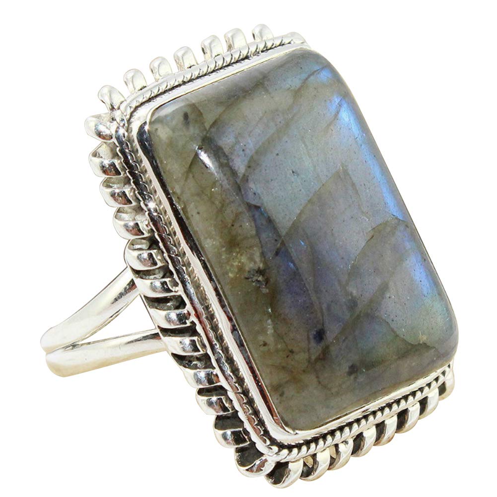 Vintage Style Women's Fashion Rectangle Faux Gemstone Ring - Elegant Costume Jewelry for Parties, Banquets & Special Occasions | Perfect Gift for Her