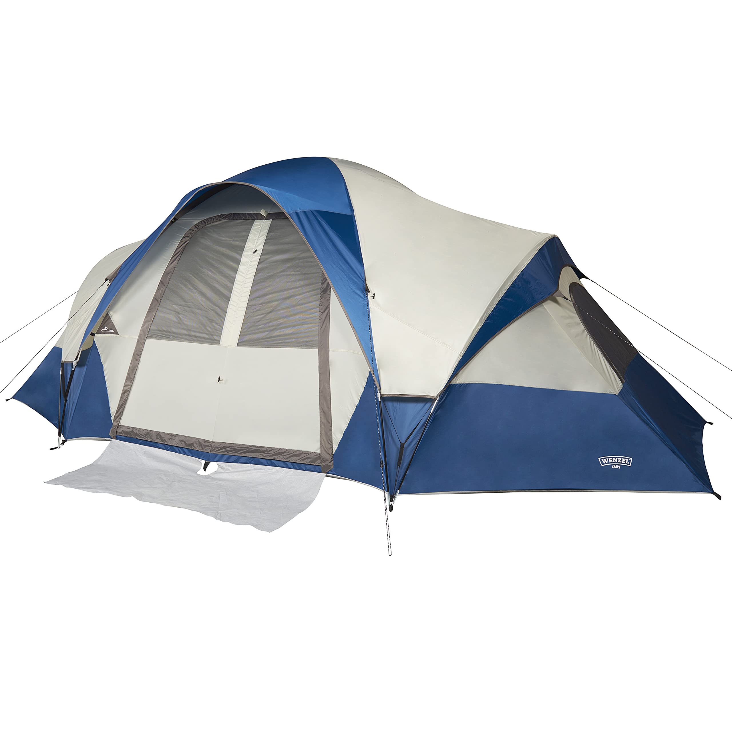 Pinyon 10-Person Modified Dome Camping Tent - Waterproof, Spacious Family Tent for Car Camping, Outdoor Adventures, Music Festivals & Backpacking | Perfect for Camping Trips, Hiking & Group Getaways