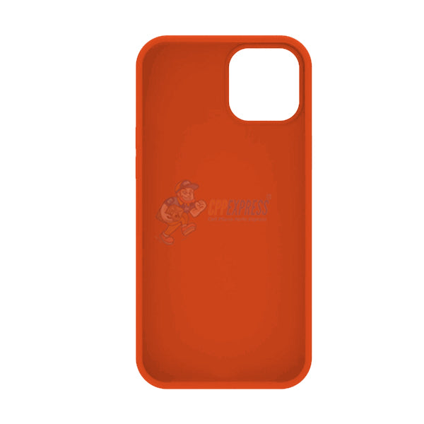 iPhone 14 Slim Soft Silicone Shockproof Case - Durable Protective Cover with Anti-Slip Grip (Orange) - Perfect for Everyday Use, Travel & Outdoor Activities