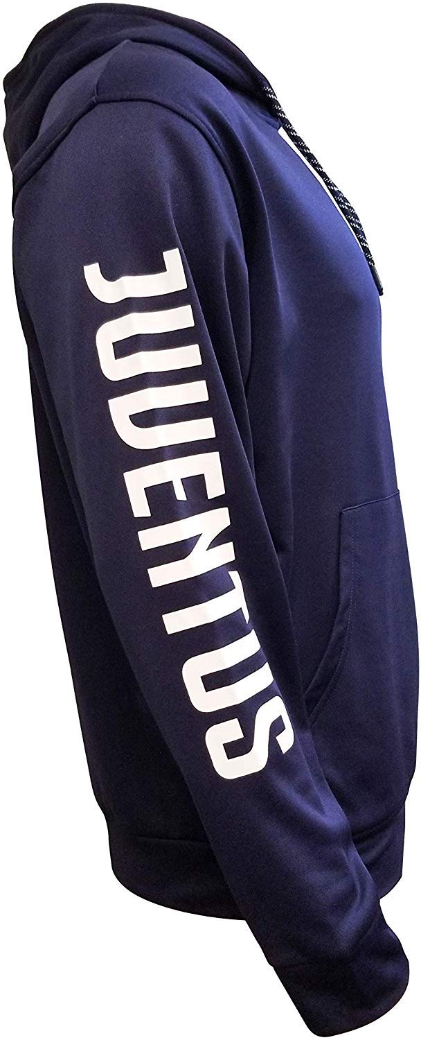 Juventus Soccer Hoodie and Beanie Combo Set - Official Team Logo, Warm Winter Outfit for Men & Women - Perfect for Match Day, Training, and Casual Wear