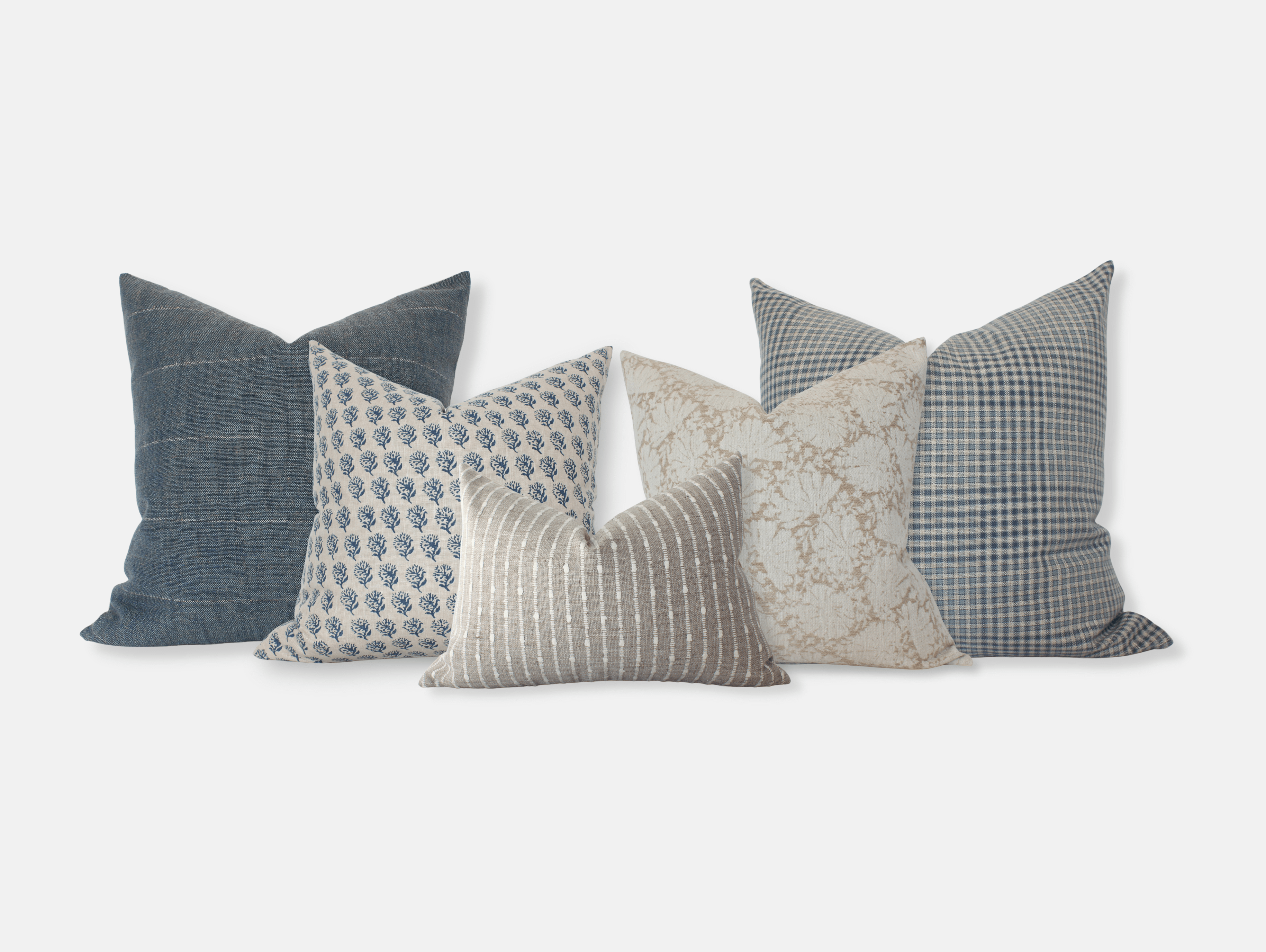 Soft Sandy Sofa Pillow Set of 5 - Comfortable Decorative Throw Pillows for Living Room, Bedroom & Couch | Home Decor Essentials