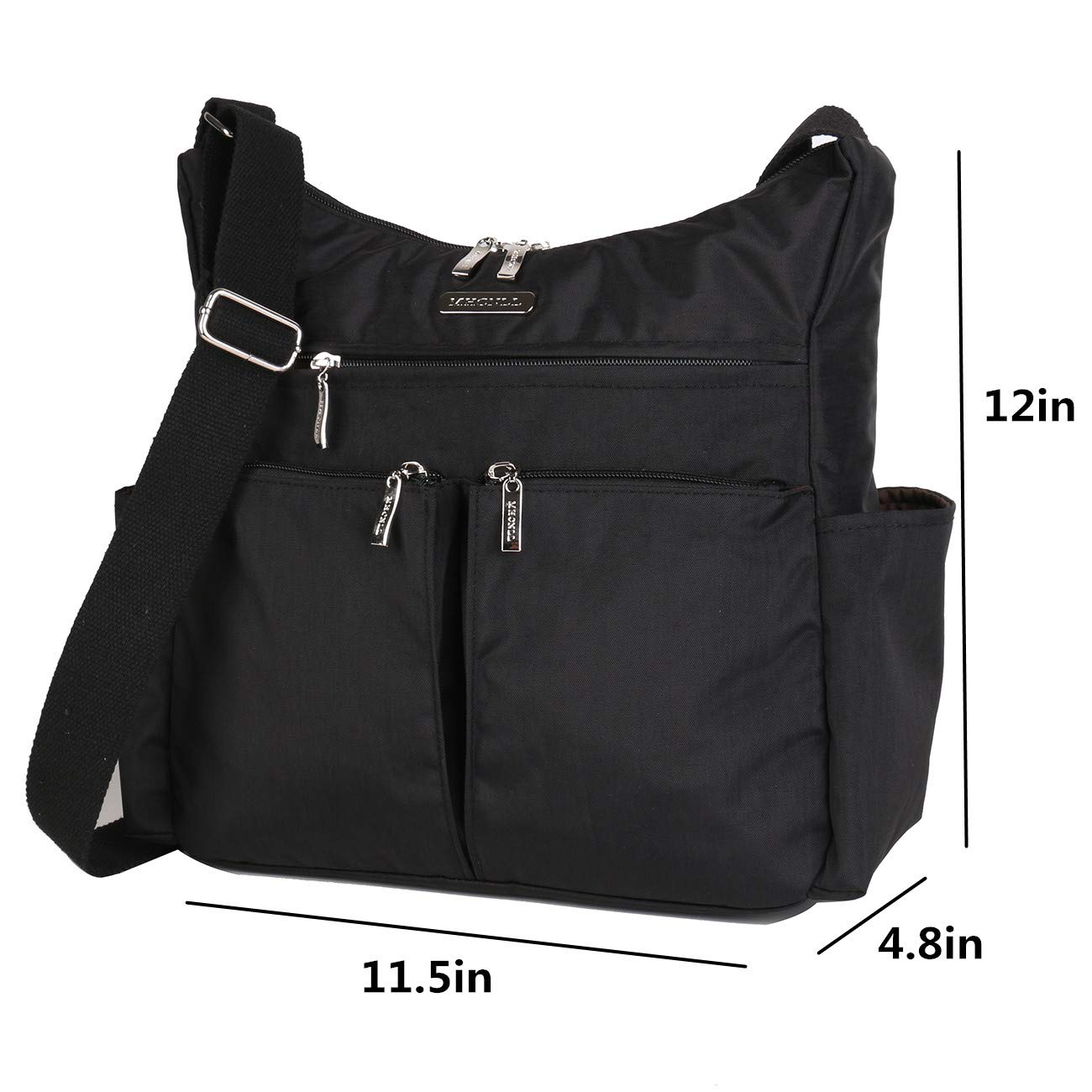 MHCNLL RFID Anti-Theft Crossbody Purse for Women - Lightweight Waterproof Nylon Shoulder Bag - Perfect for Travel, Shopping & Daily Commute