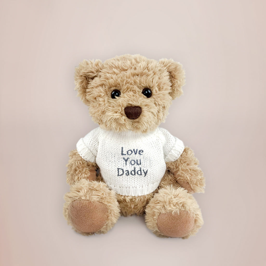 Personalized Bertie Bear Gift for Dad - Custom Engraved Plush Toy for Father's Day, Birthday & Special Occasions - Perfect for Gifting, Collecting & Home Decor
