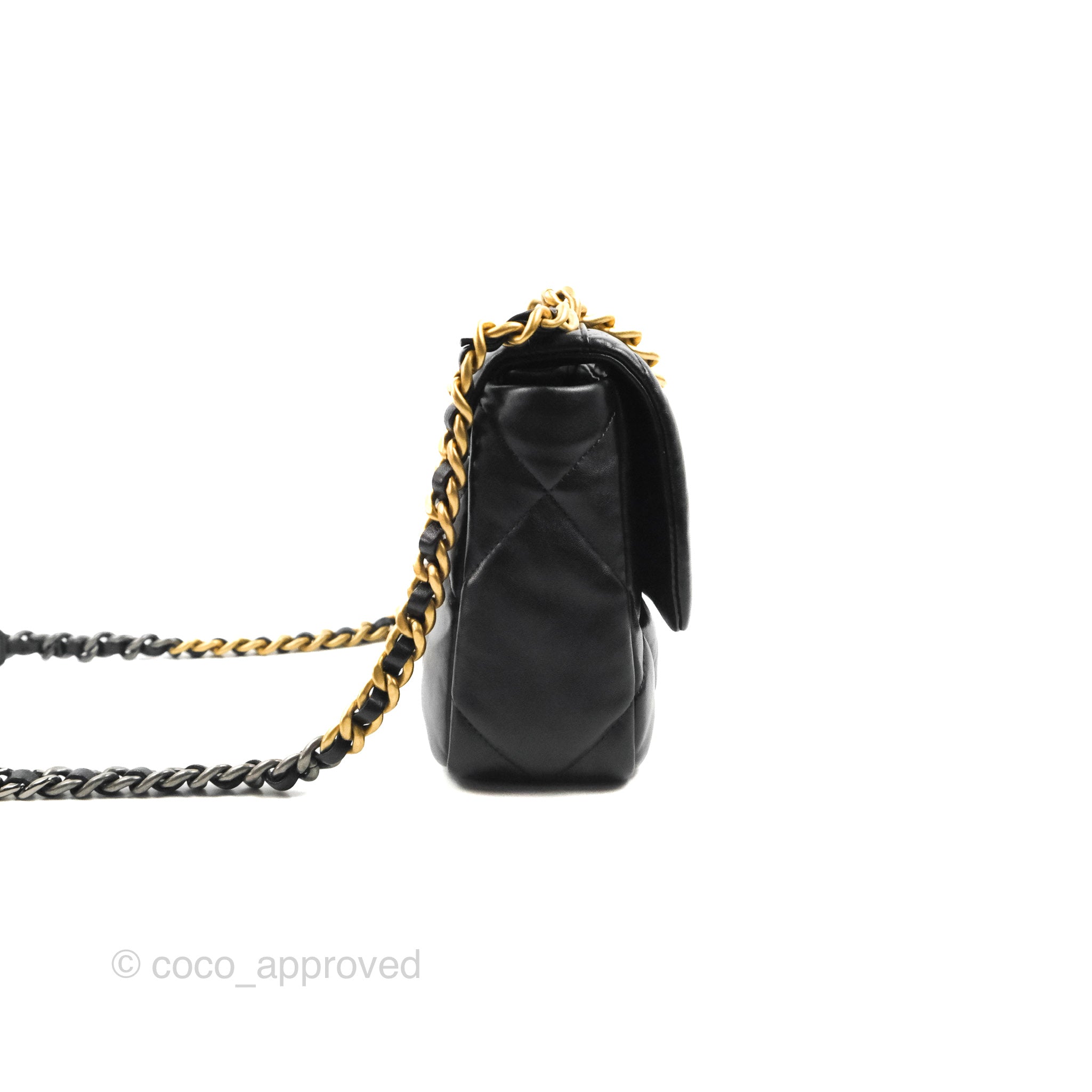 Chanel 19 Small Handbag Black Mixed Hardware - Luxury Designer Crossbody Bag for Women, Perfect for Date Night & Evening Events