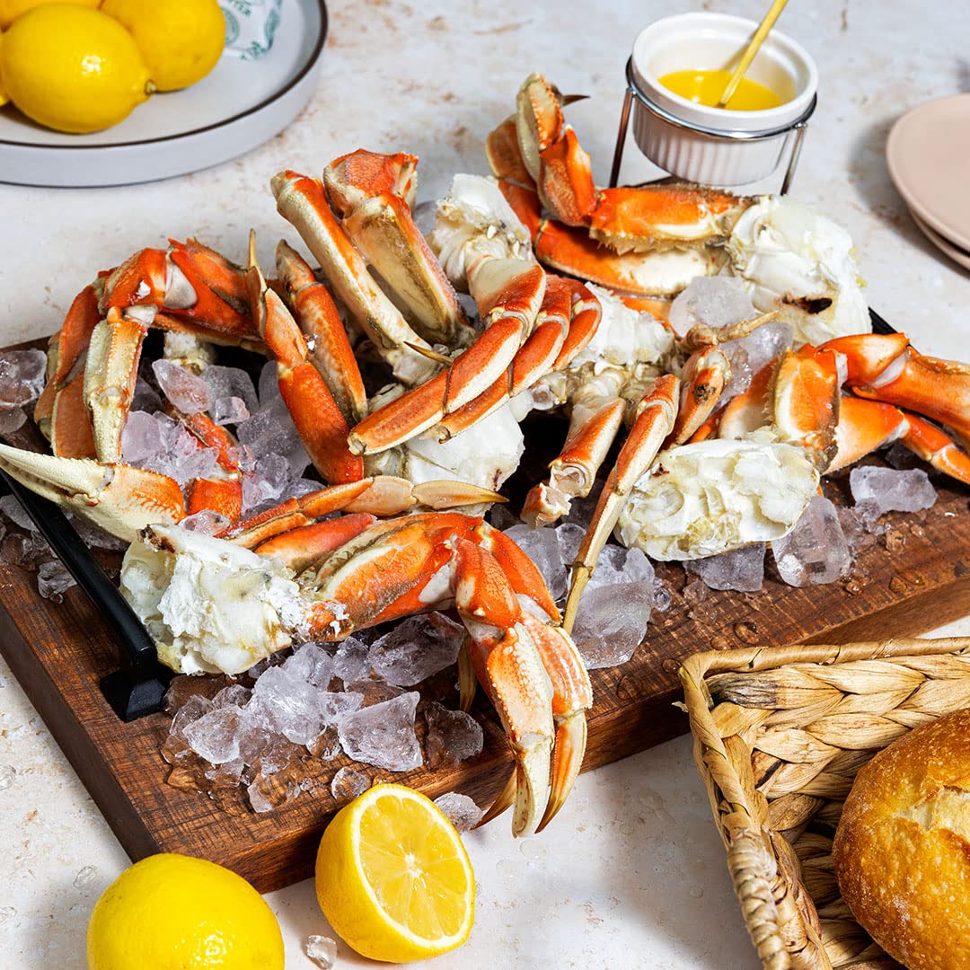 Fresh Dungeness Crab Clusters - 9 lbs | Premium Wild-Caught Alaskan Crab | Perfect for Seafood Boils, Gourmet Meals & Special Occasions