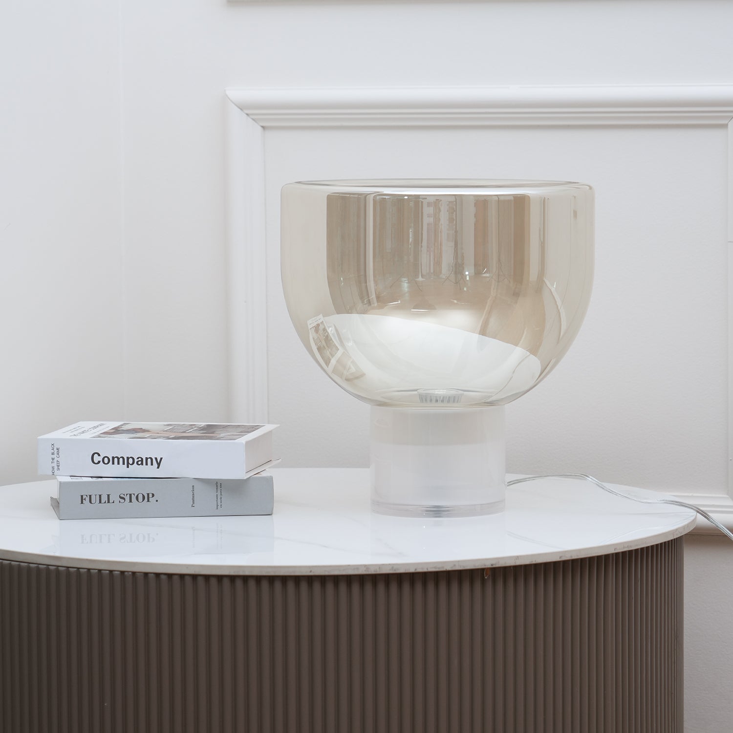 Aella Modern LED Table Lamp - Adjustable Brightness, Touch Control, USB Charging - Perfect for Bedroom, Living Room, Office & Study Desk Lighting