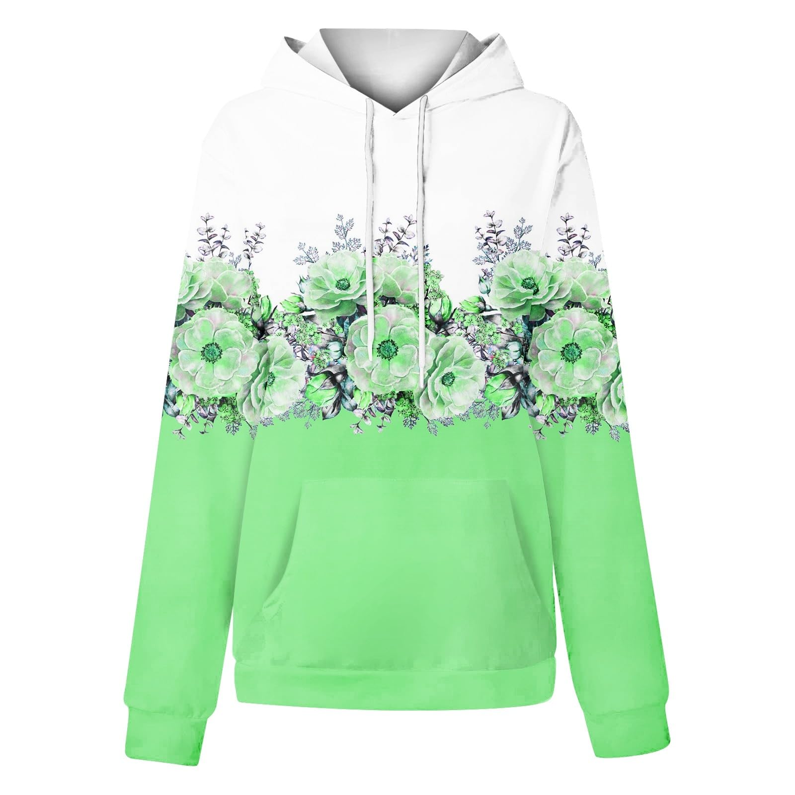 Women's Oversized Hooded Sweatshirt - Casual Round Neck Printed Pullover Top | Perfect for Lounge Wear, Street Style & Everyday Comfort