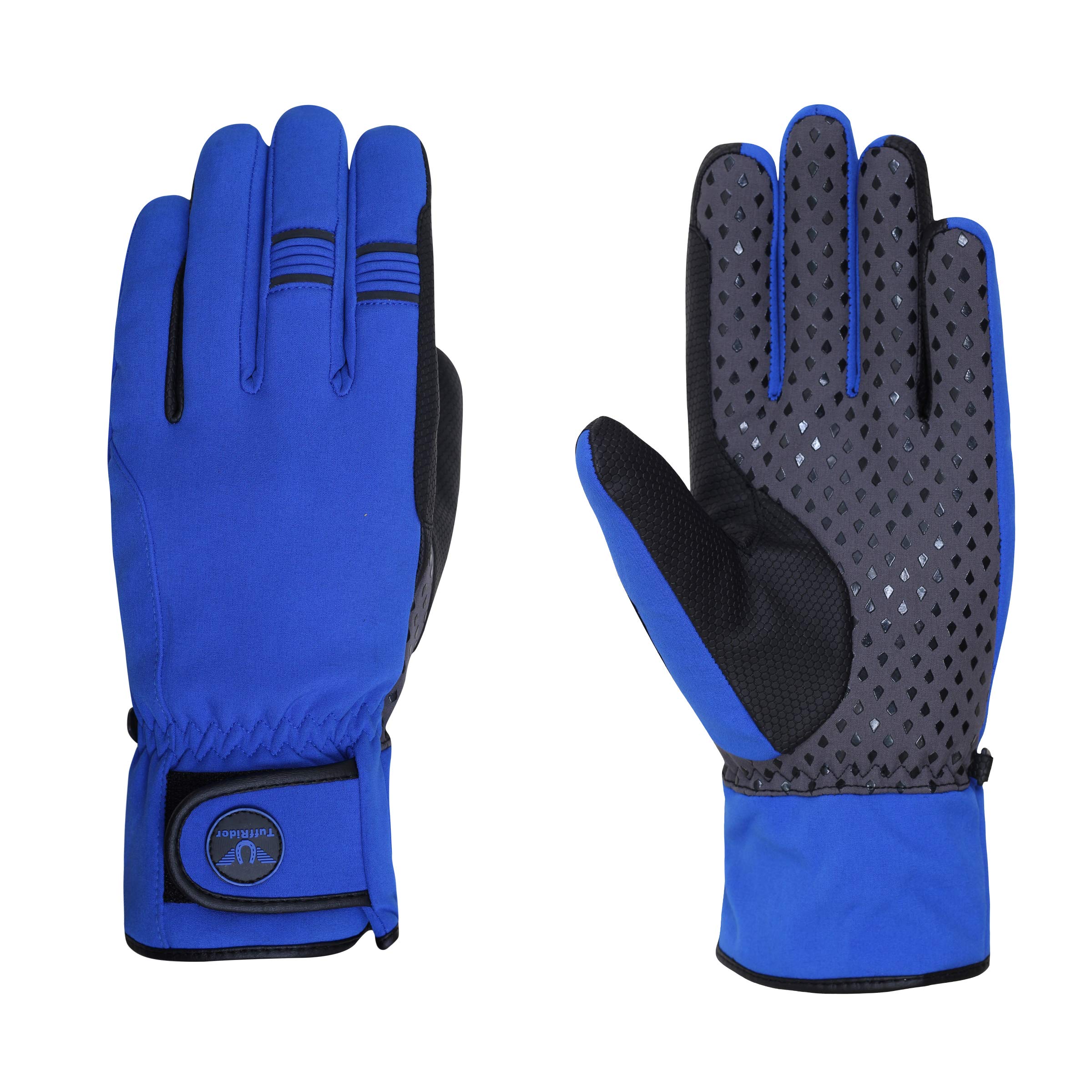 TuffRider Black Diamond Winter Gloves for Women & Men - Waterproof, Windproof & Insulated Riding Gloves - Ideal for Horseback Riding, Skiing & Snowboarding in Cold Weather