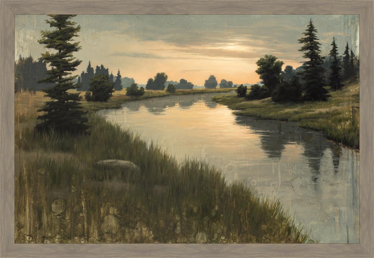 Calming Dusk Large Wall Art - Modern Abstract Canvas Painting for Living Room, Bedroom & Office Decor - Perfect for Home & Commercial Spaces