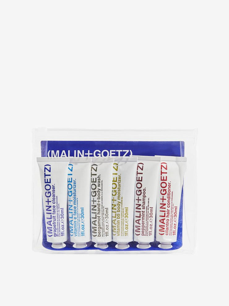 Malin+Goetz Best Sellers Travel Kit - Premium Skincare Essentials for On-The-Go | Perfect for Travel, Gym & Weekend Getaways
