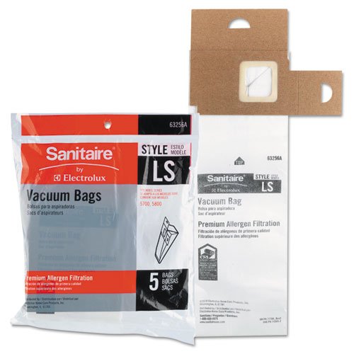 Electrolux Sanitaire Vacuum Bags - 18 Pack (6 Packs of 3) Disposable Bags for Sanitaire Commercial Upright Vacuums | Perfect for Office Cleaning, Hotel Maintenance & Commercial Floor Care