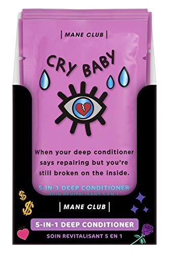 Mane Club Cry Baby Hair Mask - Deep Conditioning Treatment for Dry & Damaged Hair (Pack of 6) | Perfect for Salon-Quality Hair Care at Home, Post-Color Treatment & Weekly Hydration
