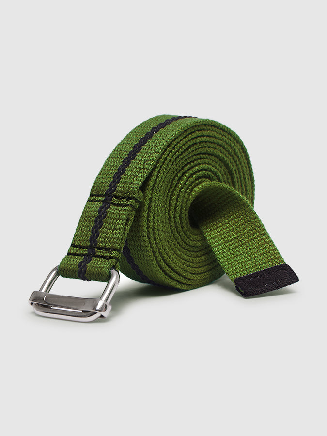 1 Inch Yoga Strap for Stretching & Flexibility - Durable Cotton Yoga Belt with Metal D-Ring - Perfect for Yoga, Pilates, Physical Therapy & Home Workouts
