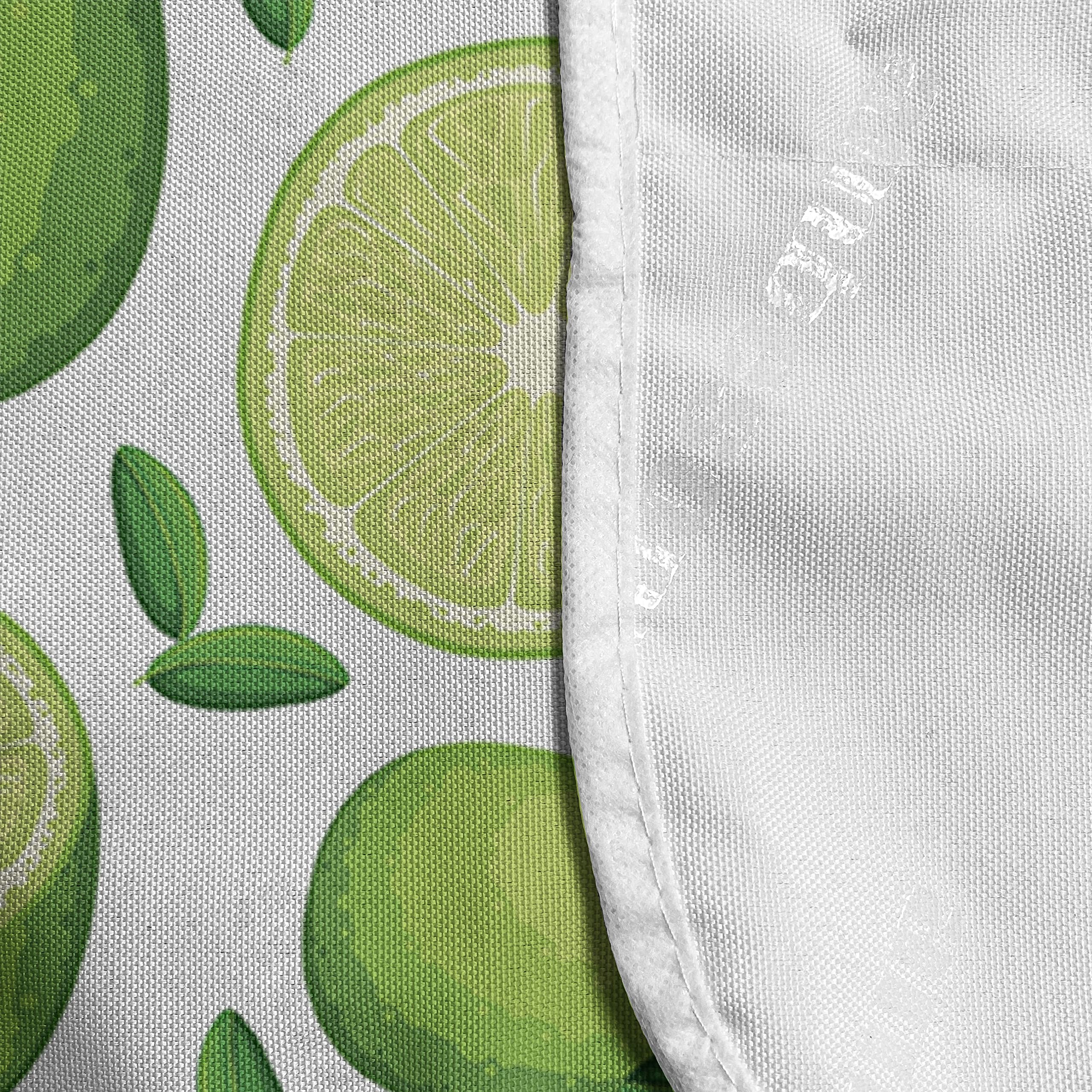 Ambesonne Lemon Microwave Cover - Waterproof Kitchen Organizer with Pockets, 36