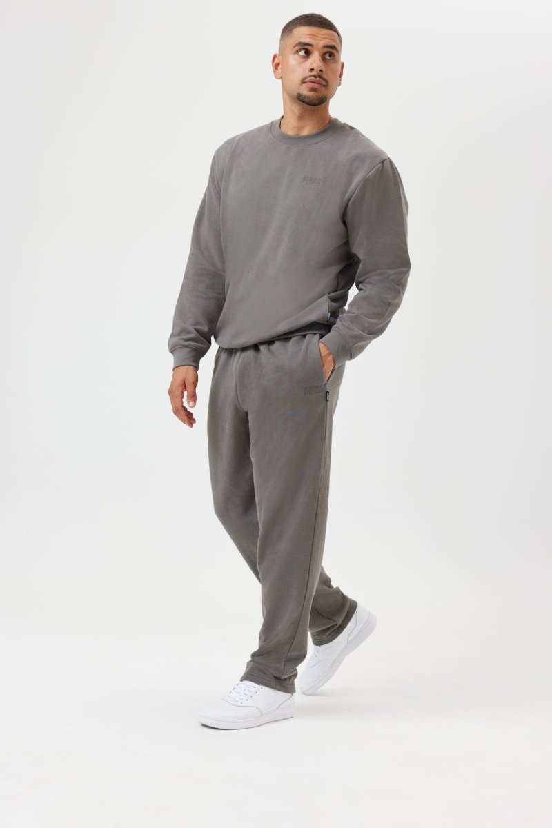 INSPORT Unisex Aspen Slate Open Leg Track Pants - Comfortable Athletic Joggers for Running, Yoga & Lounge Wear