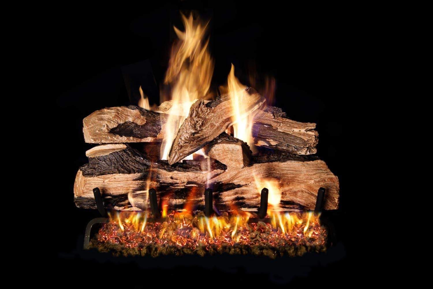 RealFyre Split Oak Designer Plus Vented Gas Log Set - 18