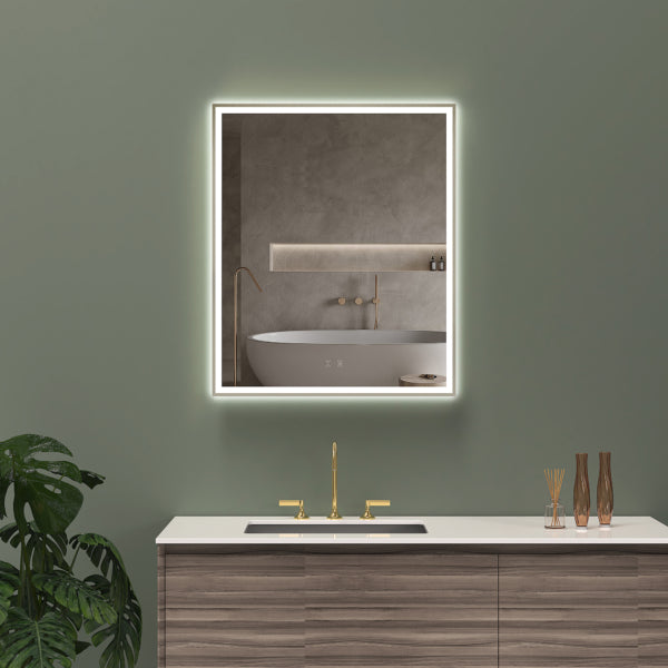 ICO Eden LED Mirror - Vanity Makeup Mirror with Touch Control, Dimmable Lights, 10X Magnification for Bathroom, Bedroom, Dressing Room