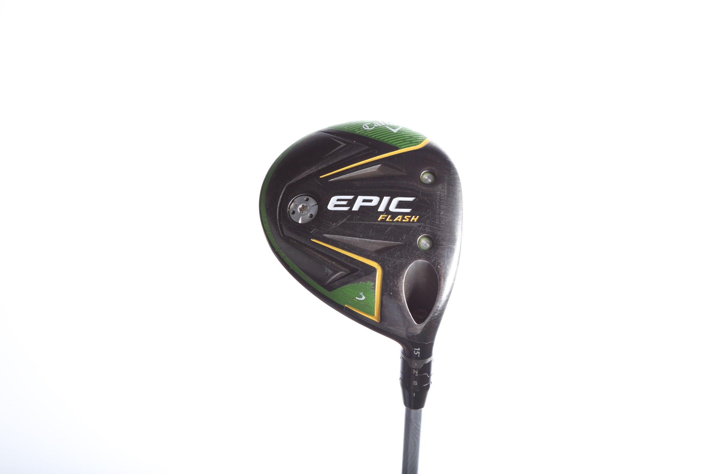 Used Callaway Epic Flash 3 Wood Golf Club - Right Handed 15° Senior Flex | Premium Pre-Owned Fairway Wood for Men | Perfect for Long Fairway Shots & Course Play